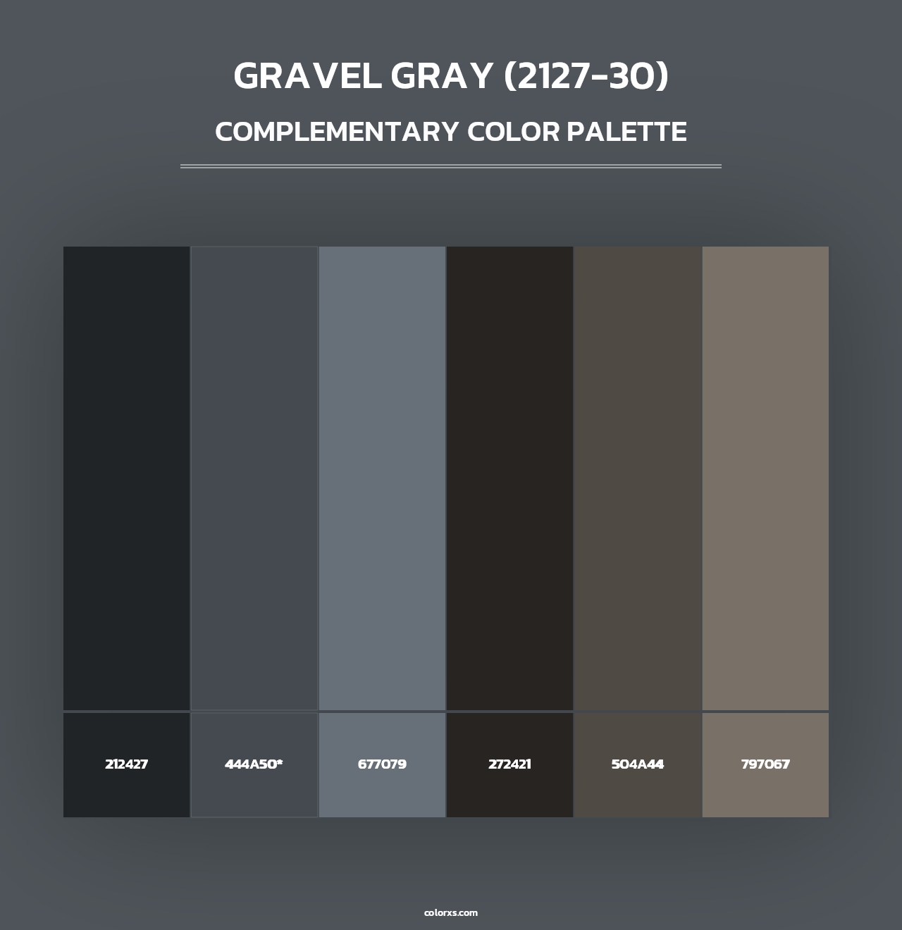 Gravel Gray (2127-30) - Complementary Color Palette