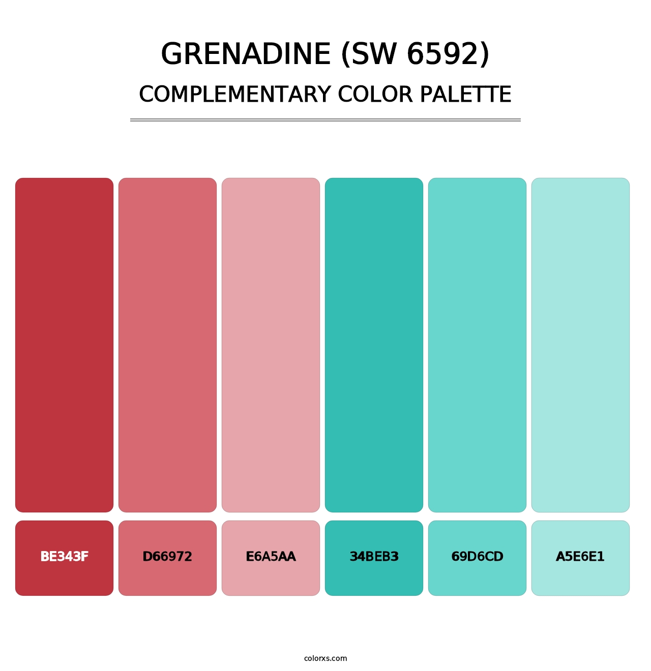 Grenadine (SW 6592) - Complementary Color Palette