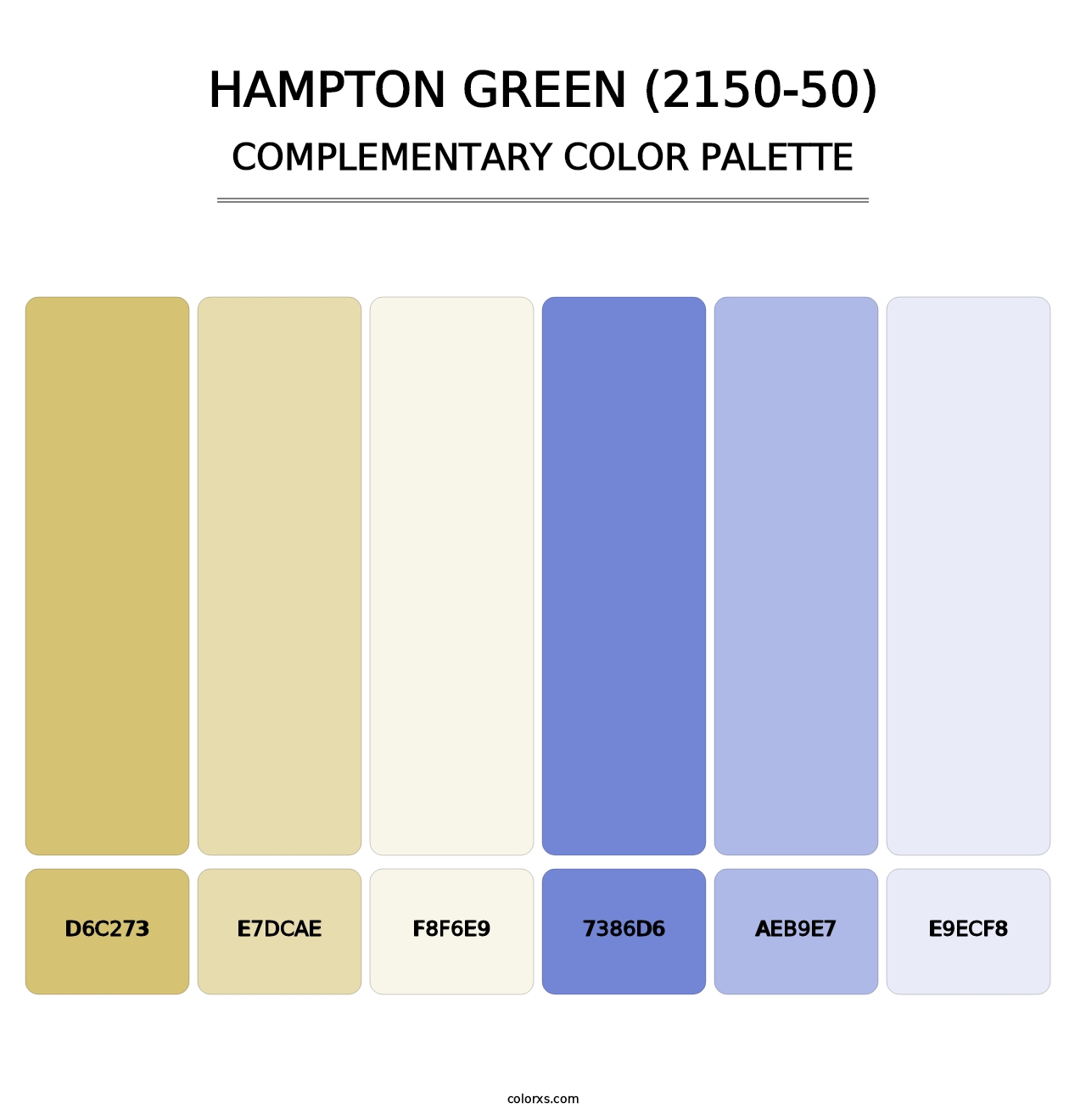 Hampton Green (2150-50) - Complementary Color Palette