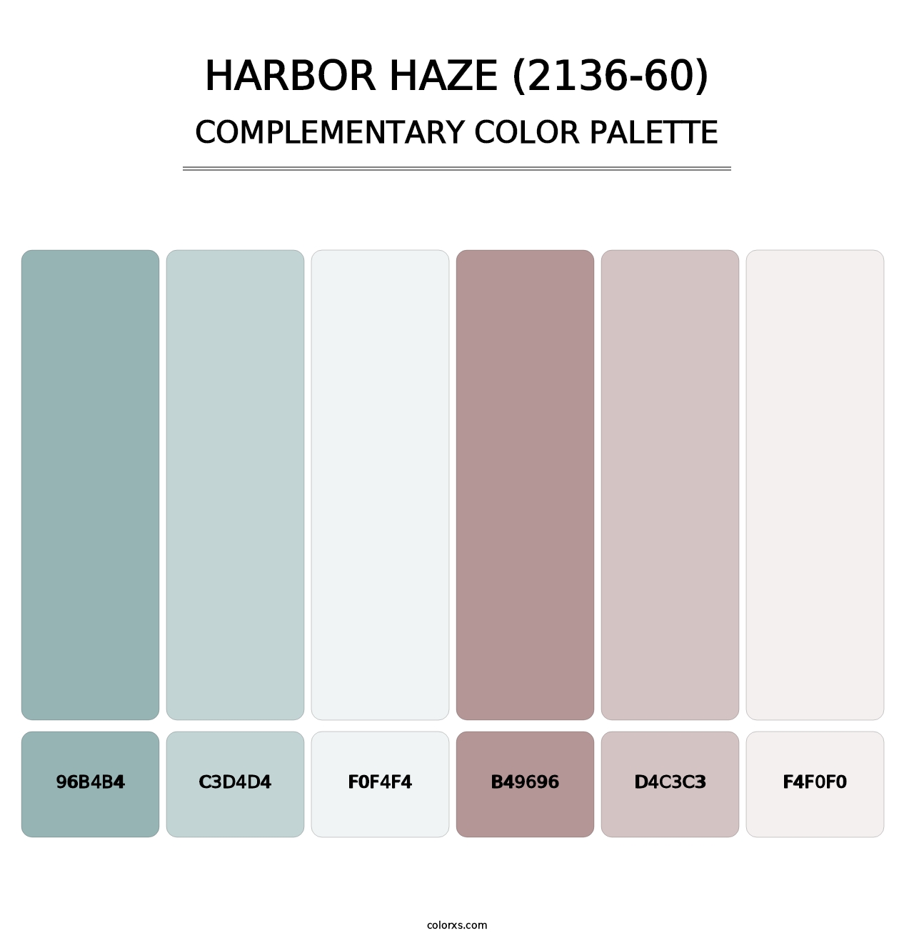 Harbor Haze (2136-60) - Complementary Color Palette
