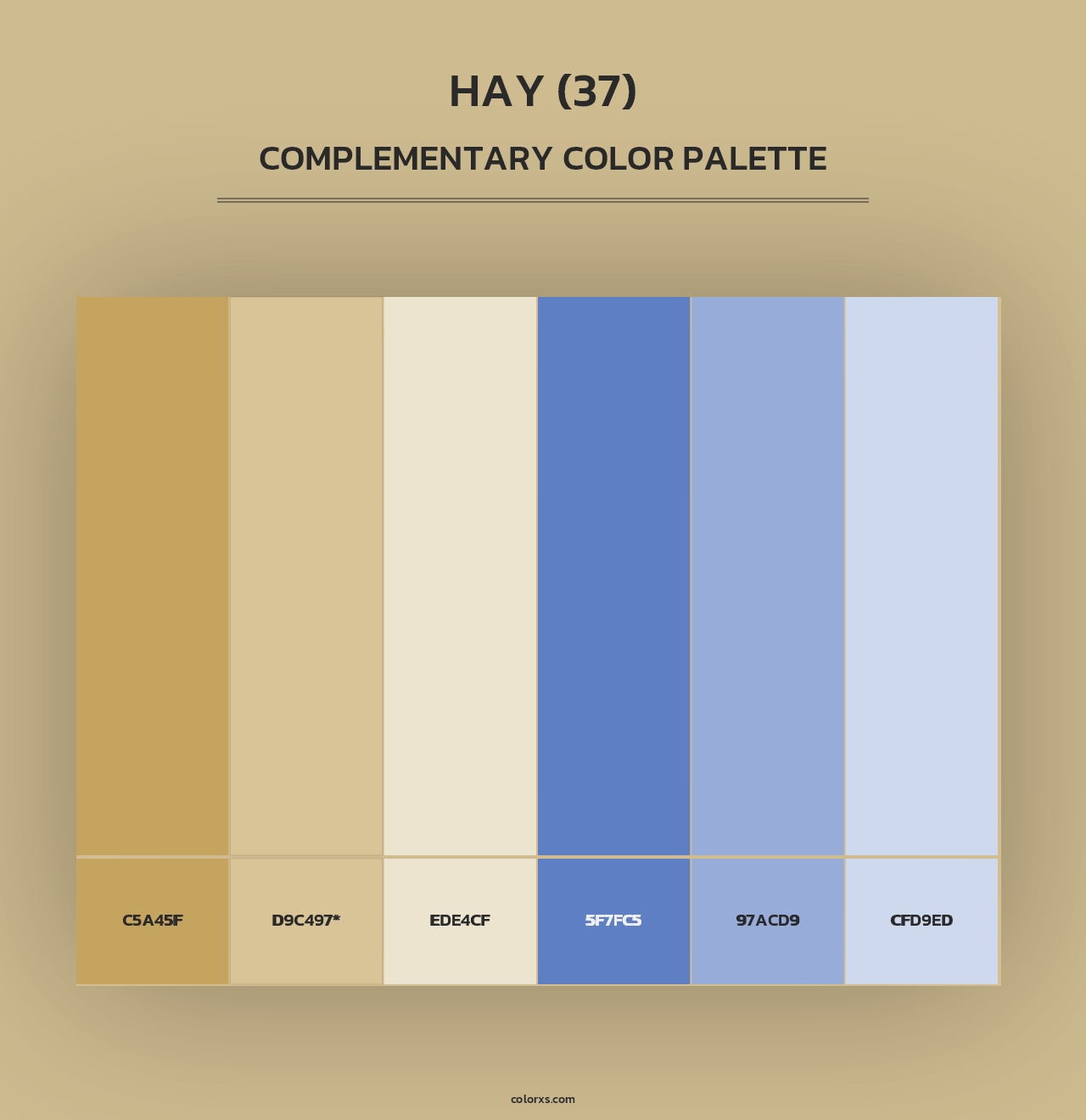 Hay (37) - Complementary Color Palette