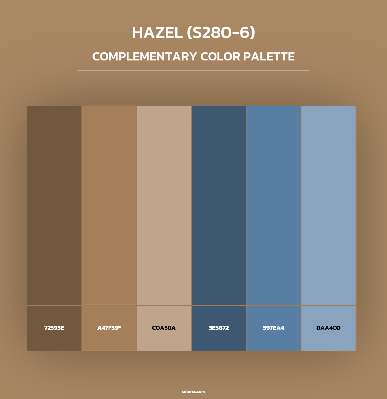 Hazel (S280-6) - Complementary Color Palette