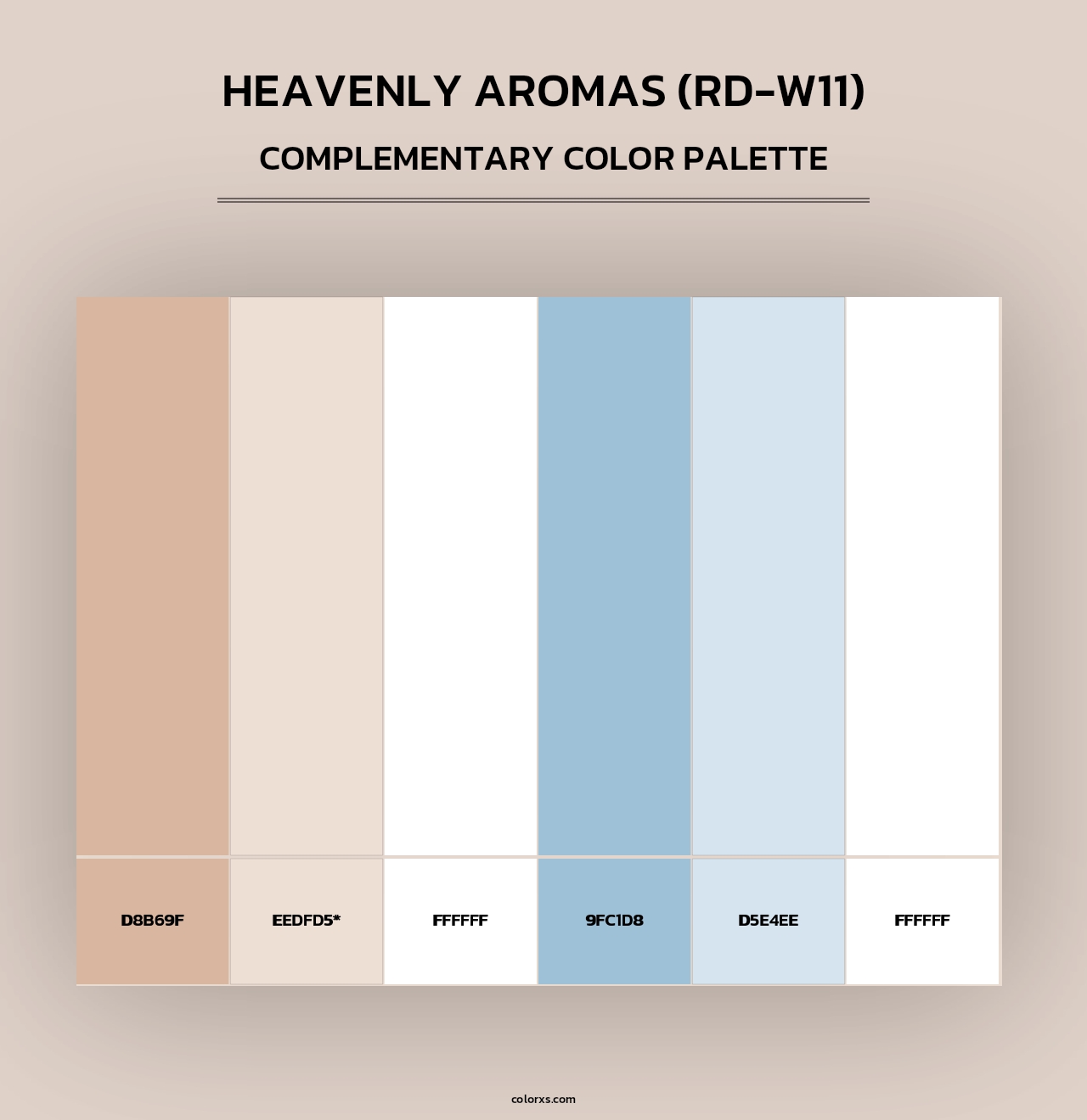 Heavenly Aromas (RD-W11) - Complementary Color Palette