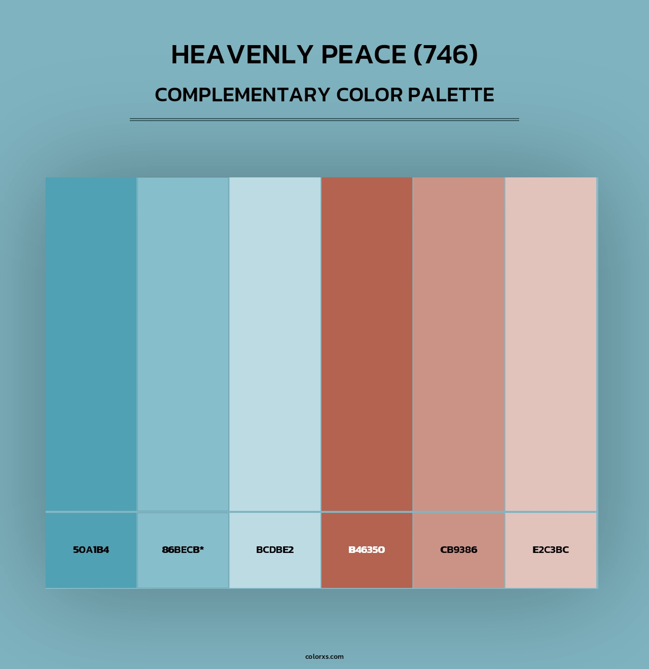 Heavenly Peace (746) - Complementary Color Palette