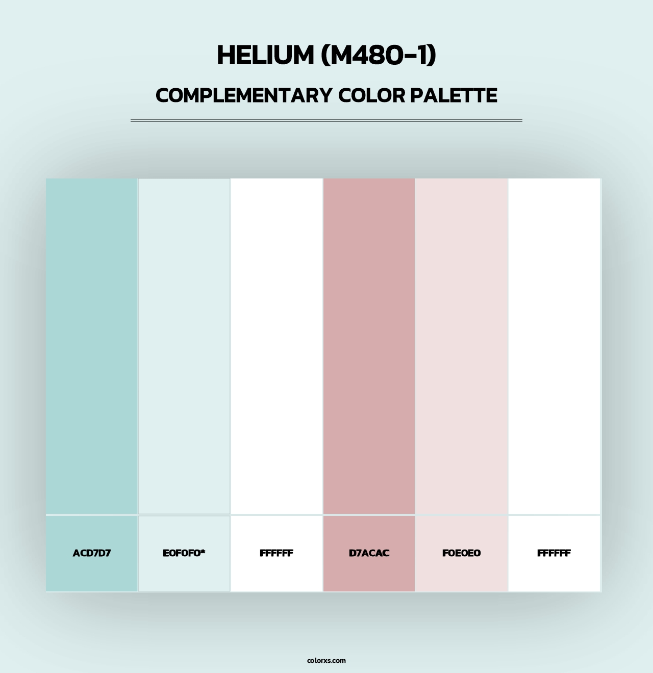 Helium (M480-1) - Complementary Color Palette