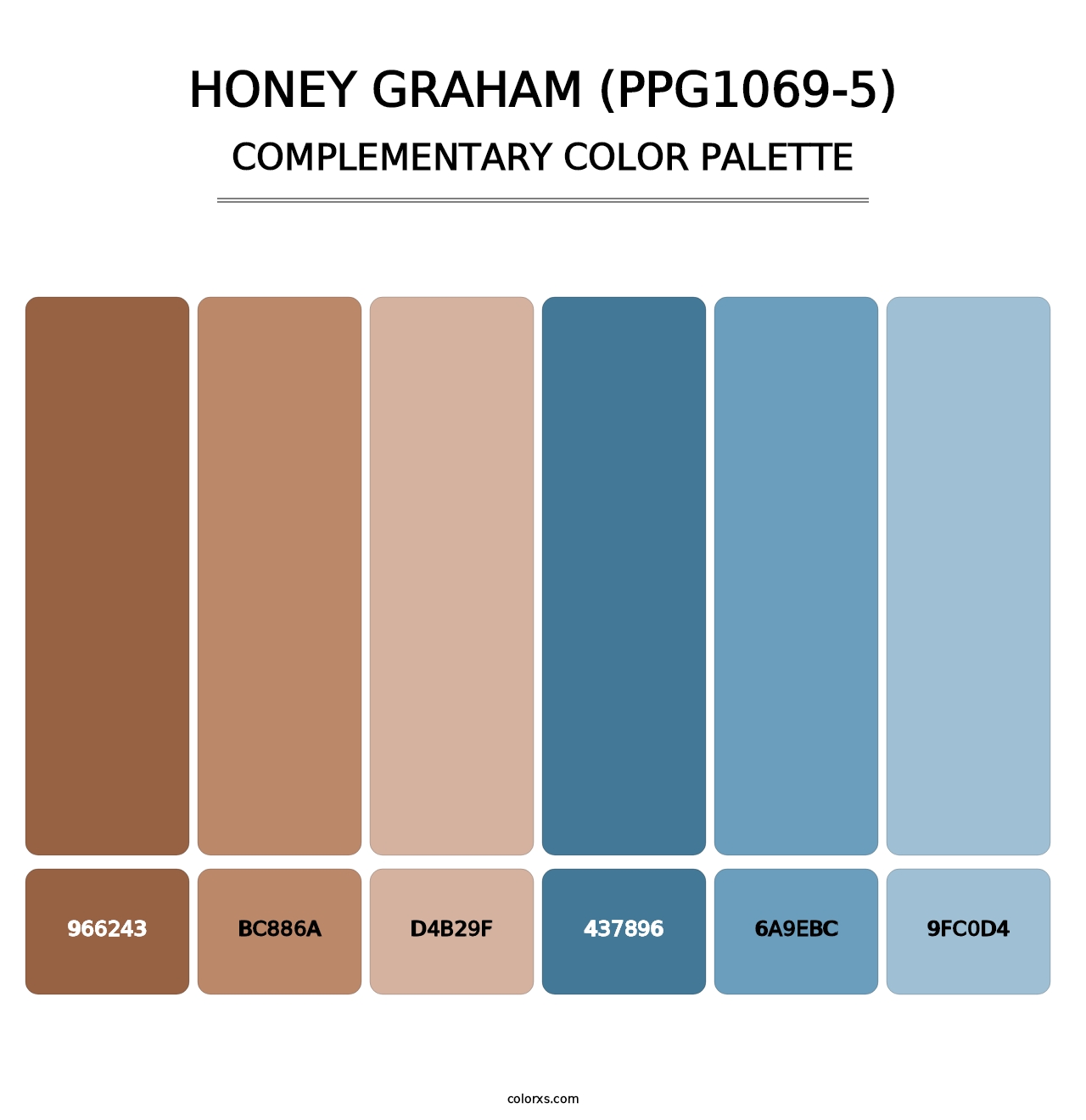 Honey Graham (PPG1069-5) - Complementary Color Palette