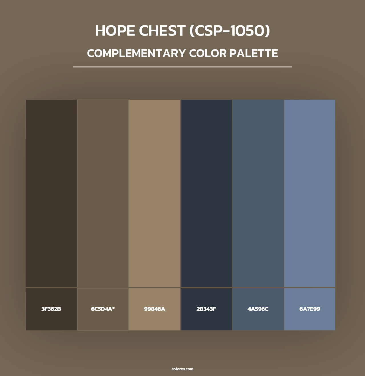 Hope Chest (CSP-1050) - Complementary Color Palette