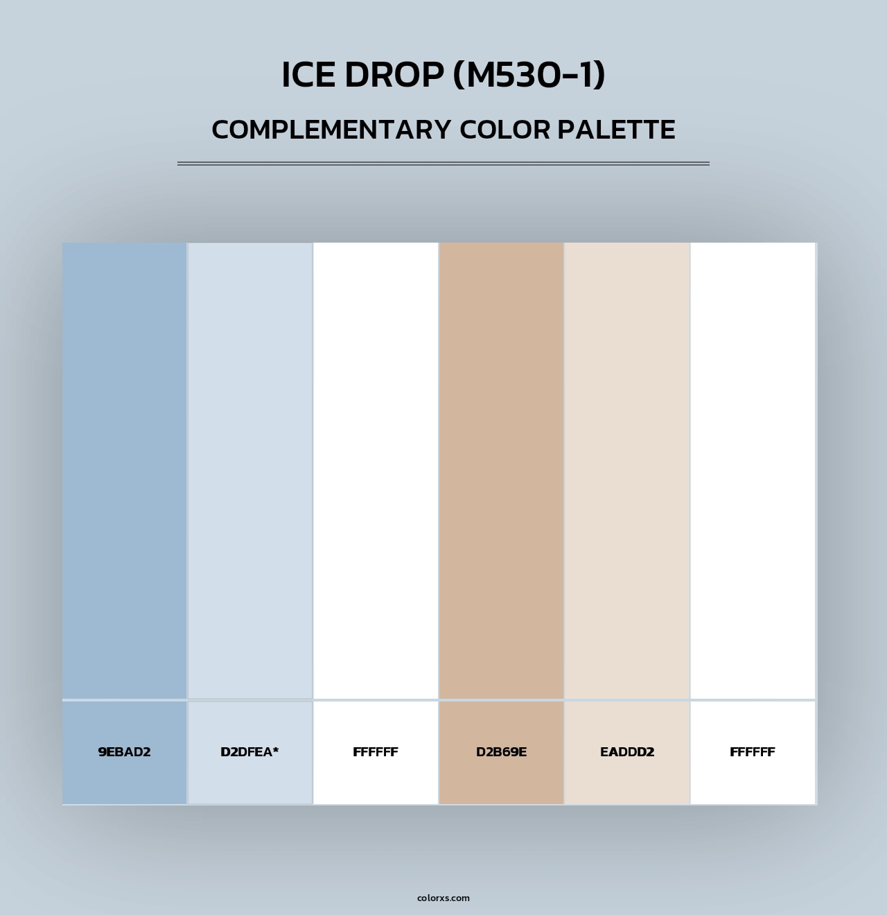 Ice Drop (M530-1) - Complementary Color Palette