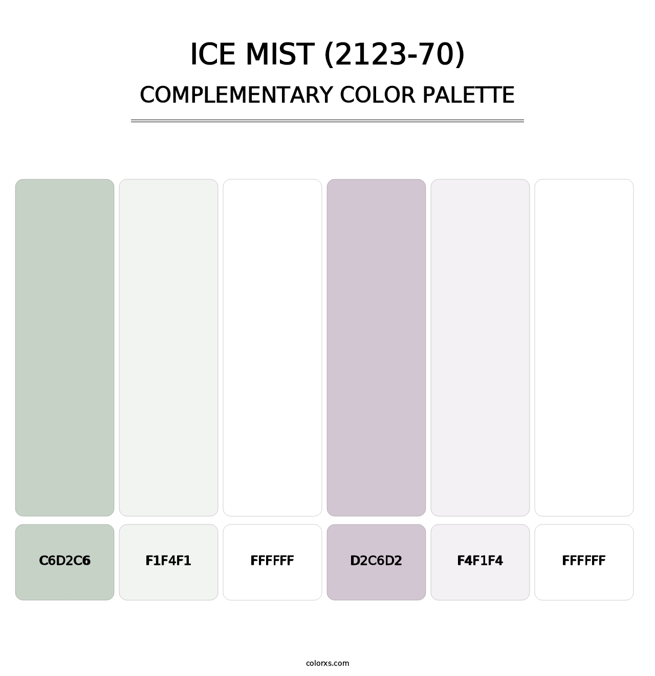 Ice Mist (2123-70) - Complementary Color Palette