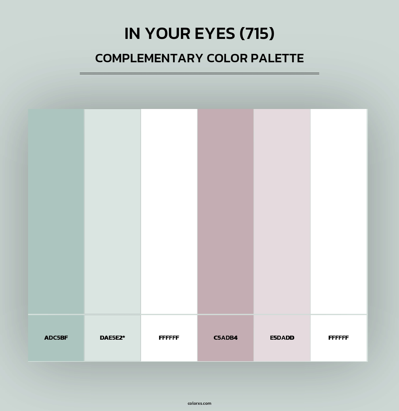 In Your Eyes (715) - Complementary Color Palette