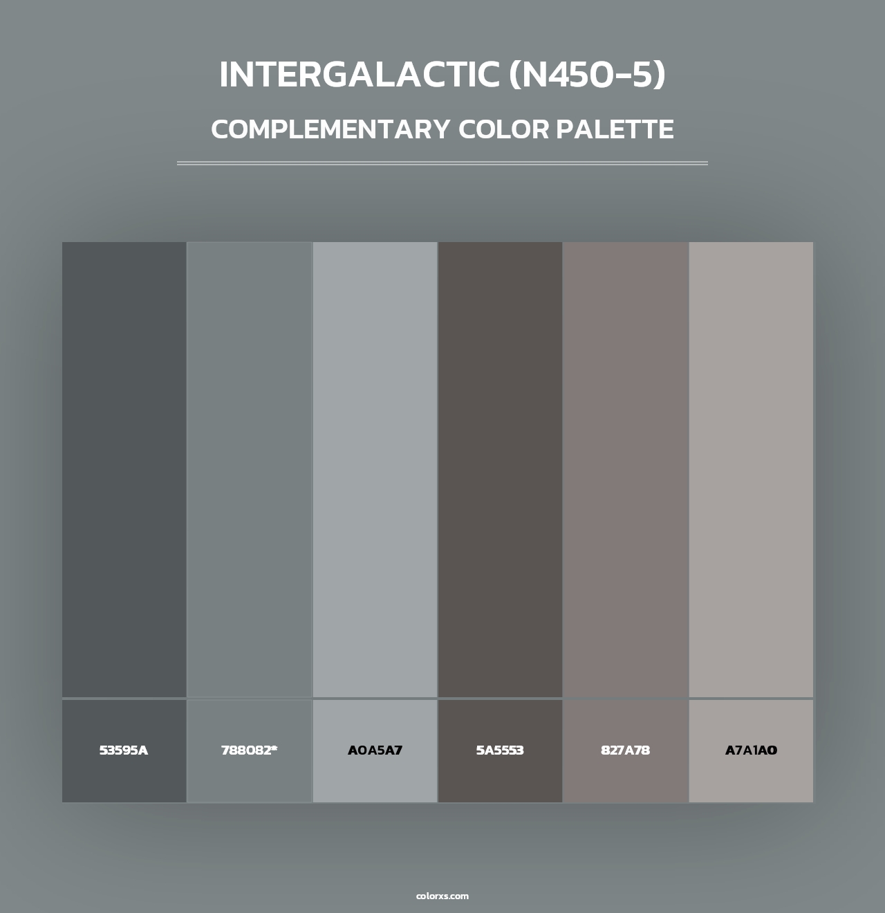 Intergalactic (N450-5) - Complementary Color Palette