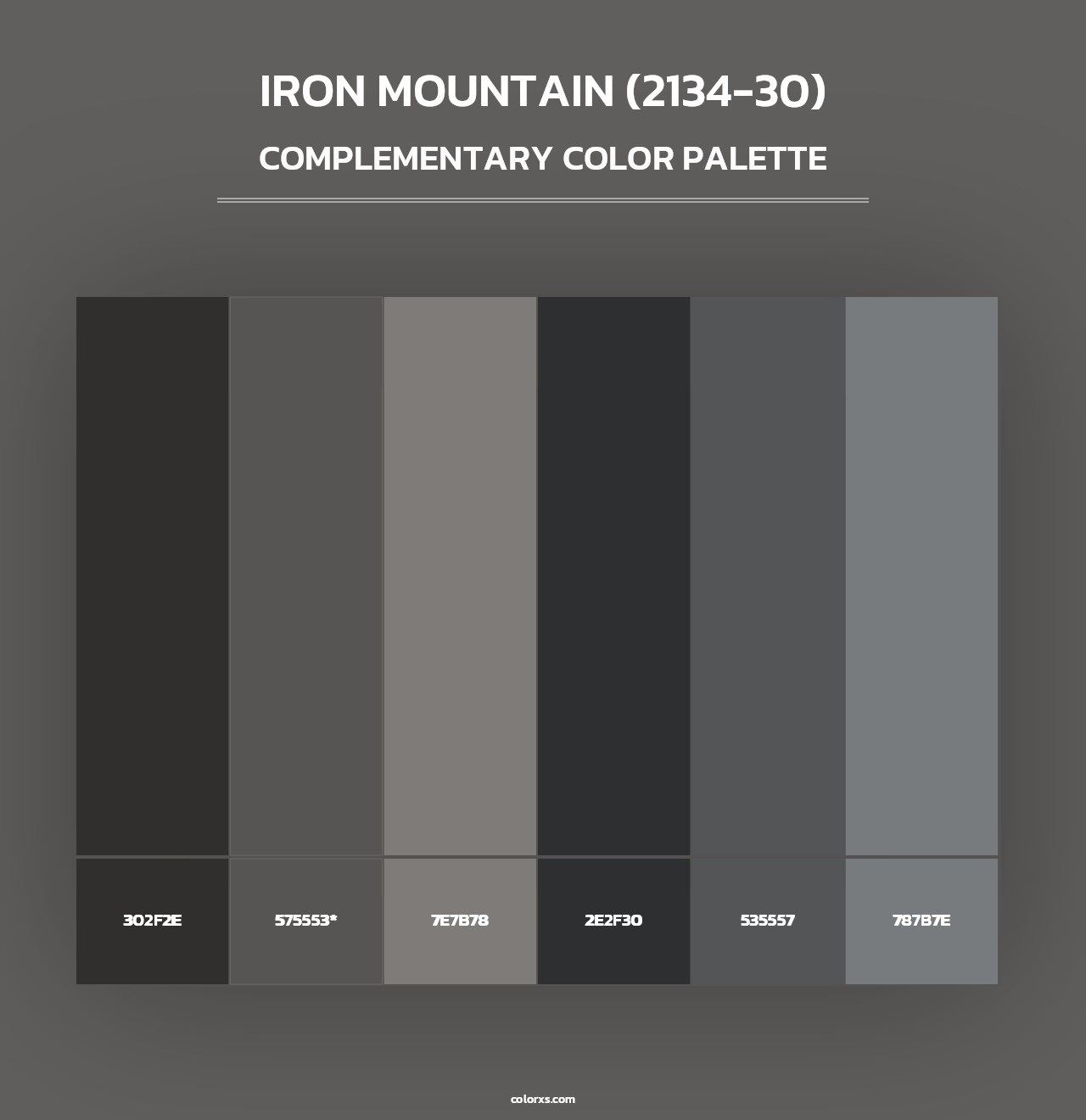 Iron Mountain (2134-30) - Complementary Color Palette
