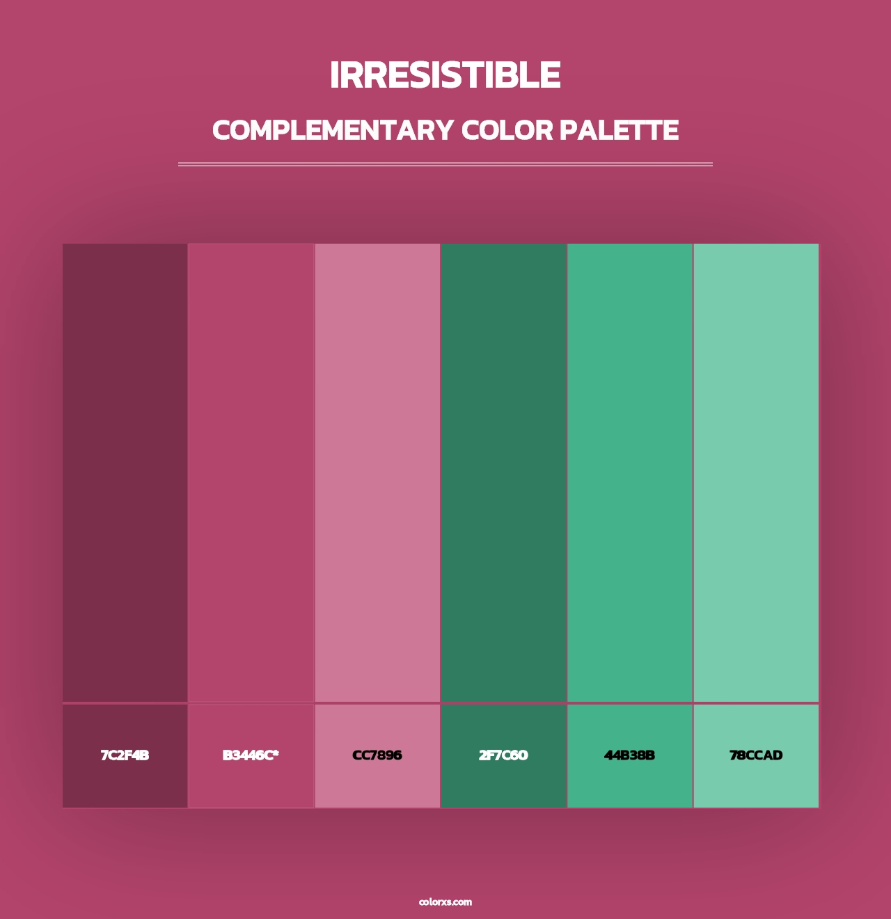 Irresistible - Complementary Color Palette