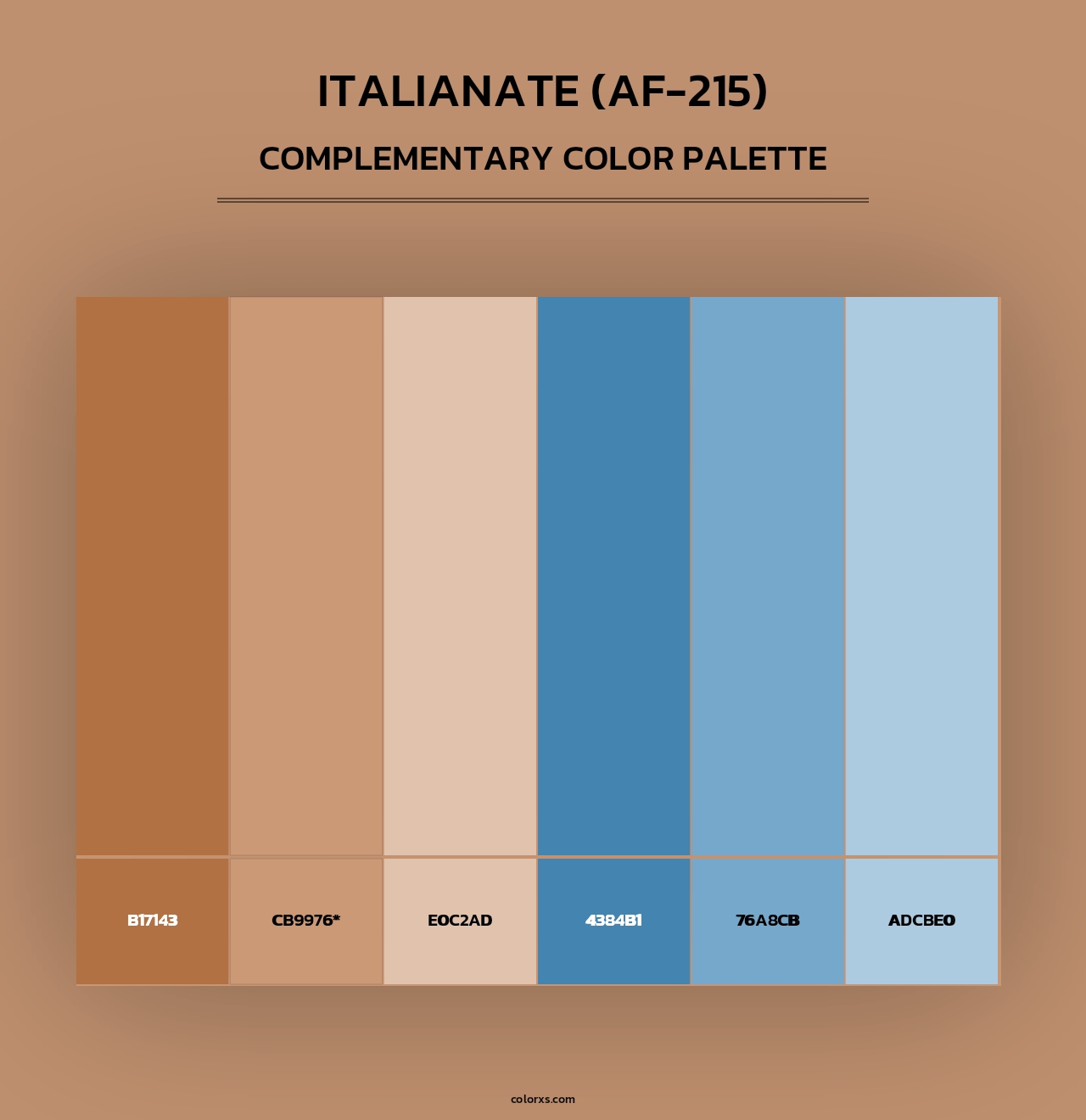 Italianate (AF-215) - Complementary Color Palette