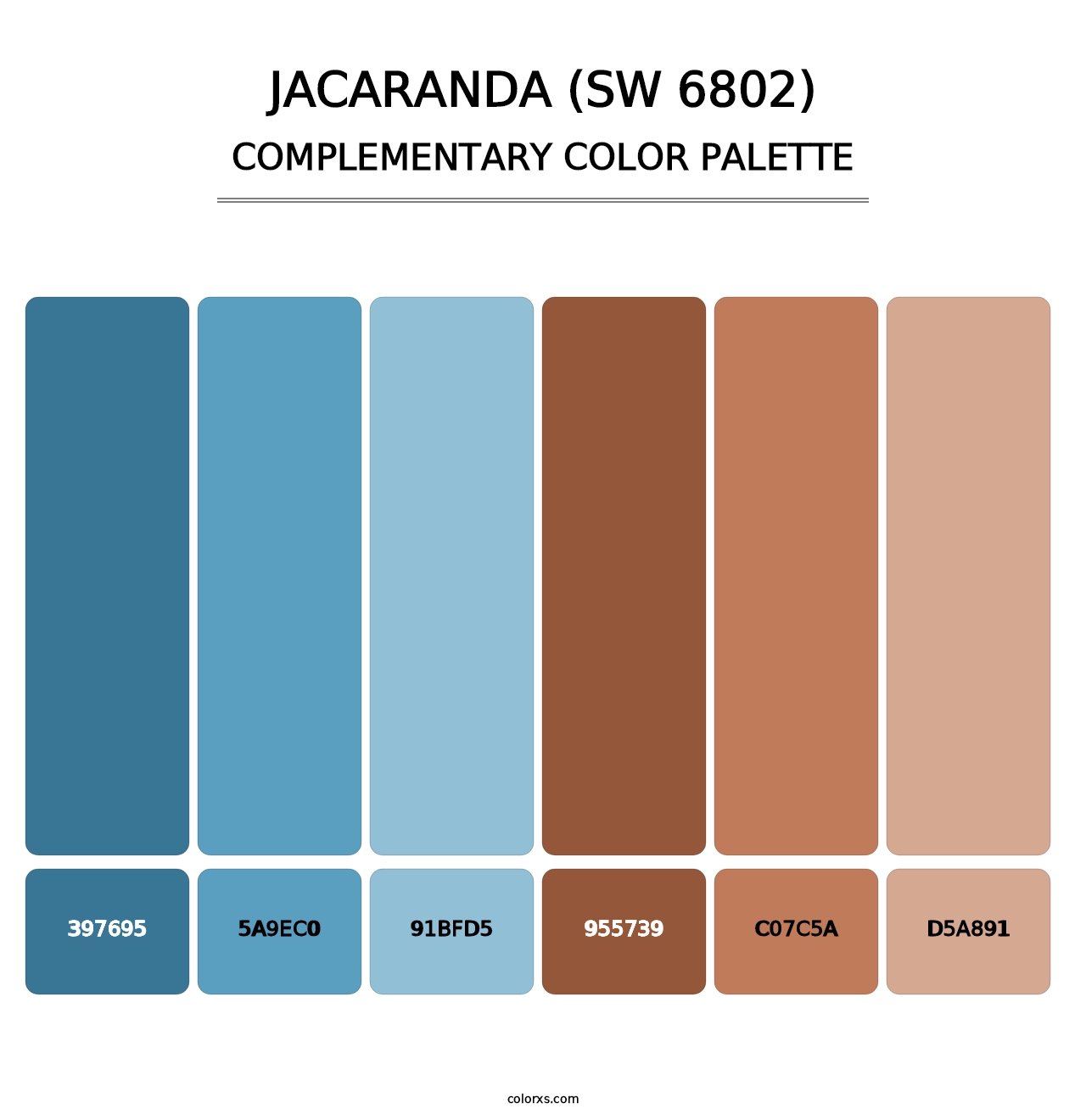 Jacaranda (SW 6802) - Complementary Color Palette