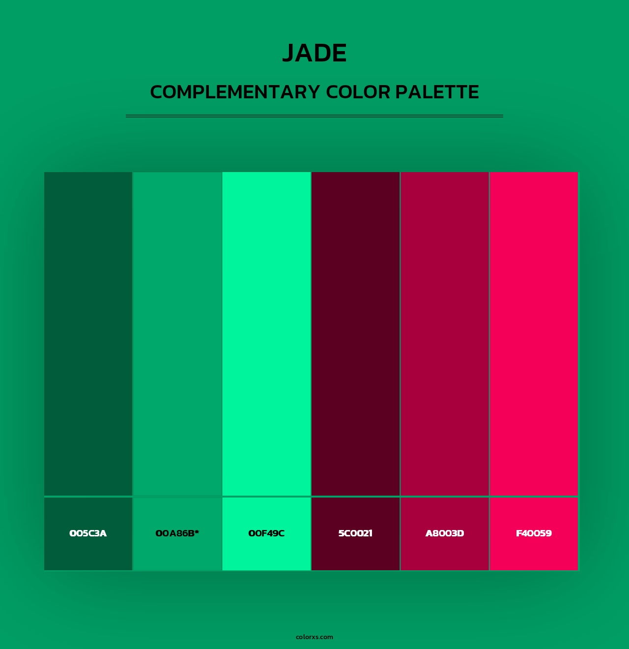 Jade - Complementary Color Palette