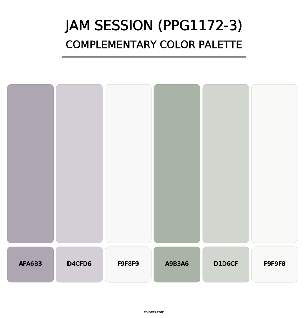Jam Session (PPG1172-3) - Complementary Color Palette