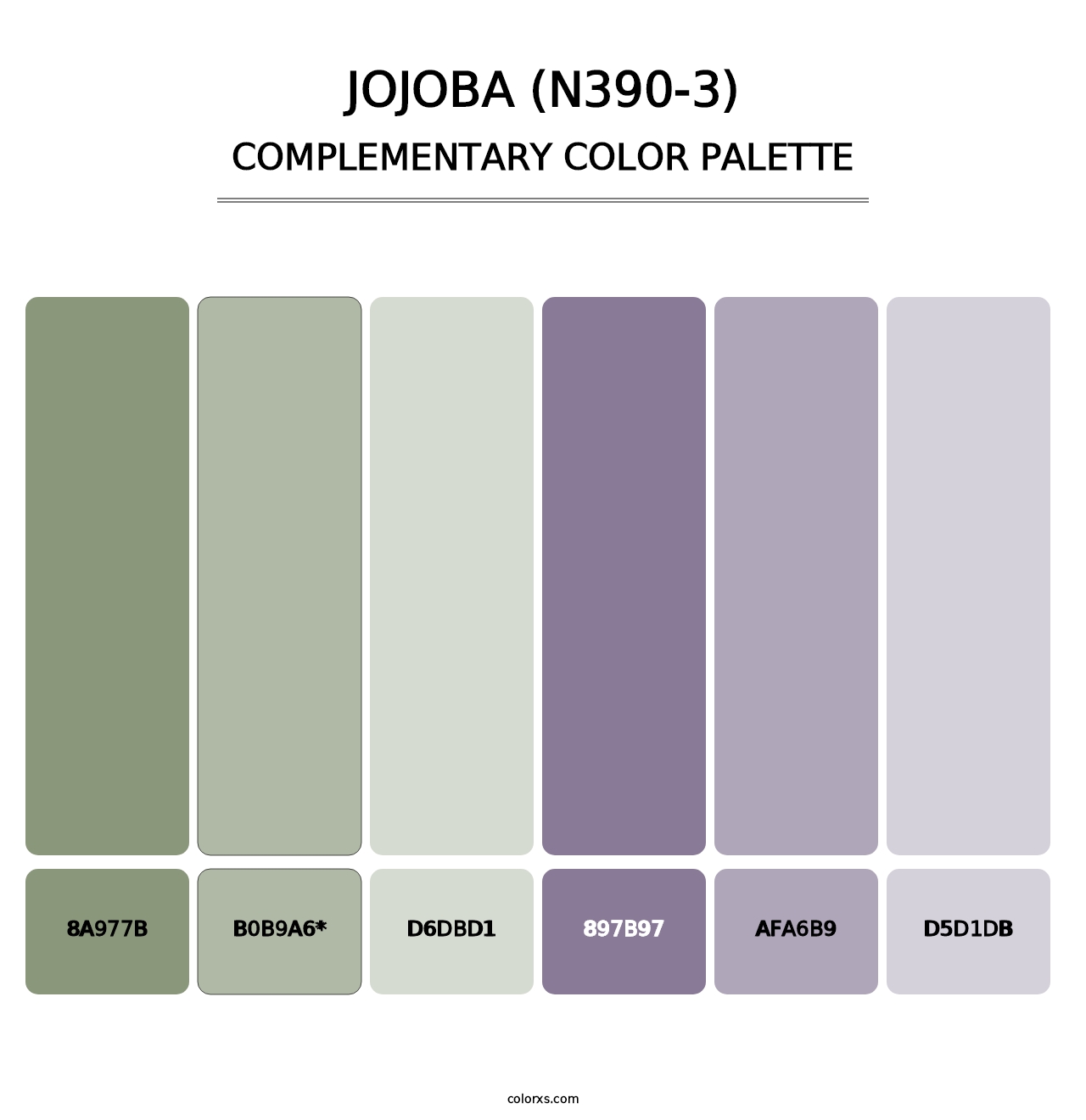 Jojoba (N390-3) - Complementary Color Palette