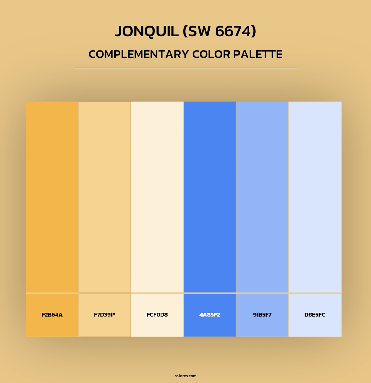 Jonquil (SW 6674) - Complementary Color Palette