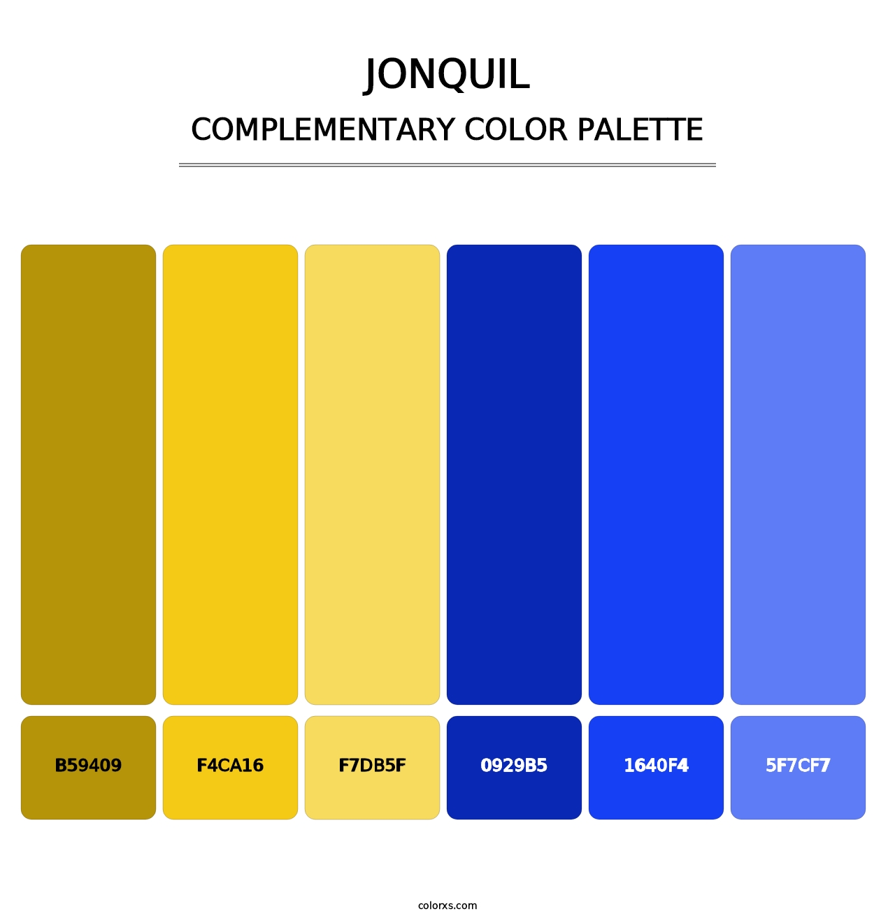 Jonquil - Complementary Color Palette