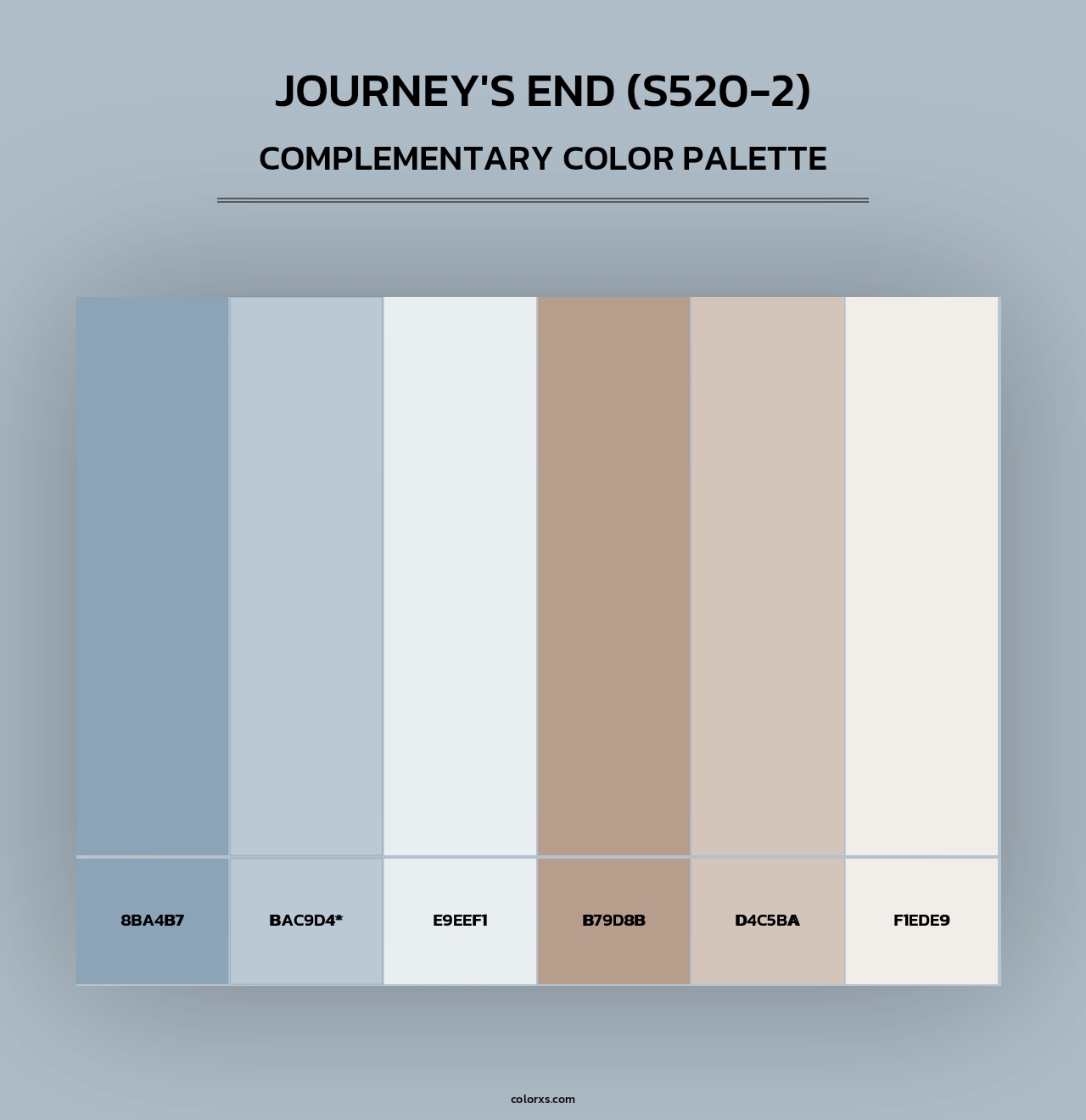 Journey'S End (S520-2) - Complementary Color Palette