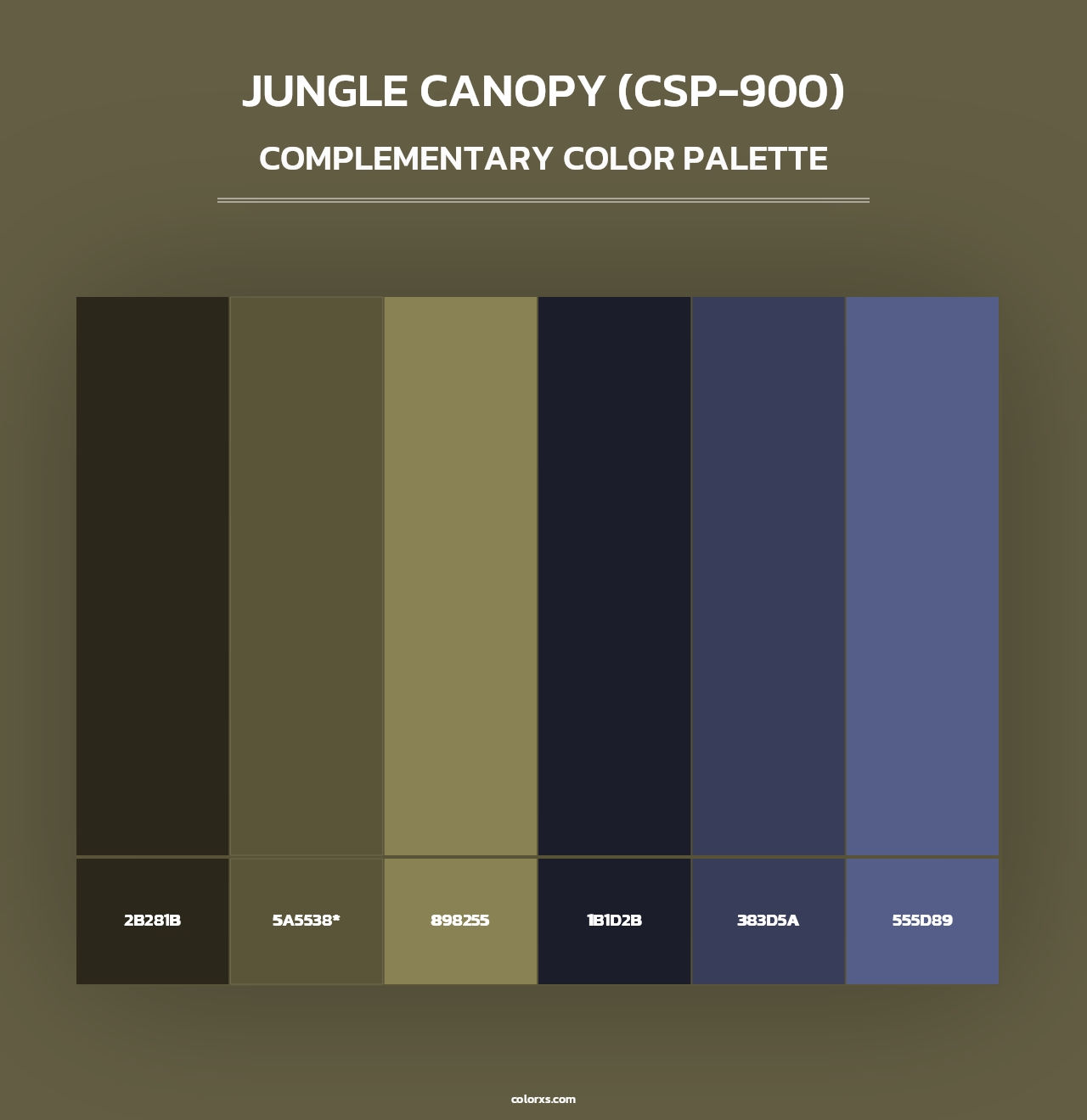 Jungle Canopy (CSP-900) - Complementary Color Palette