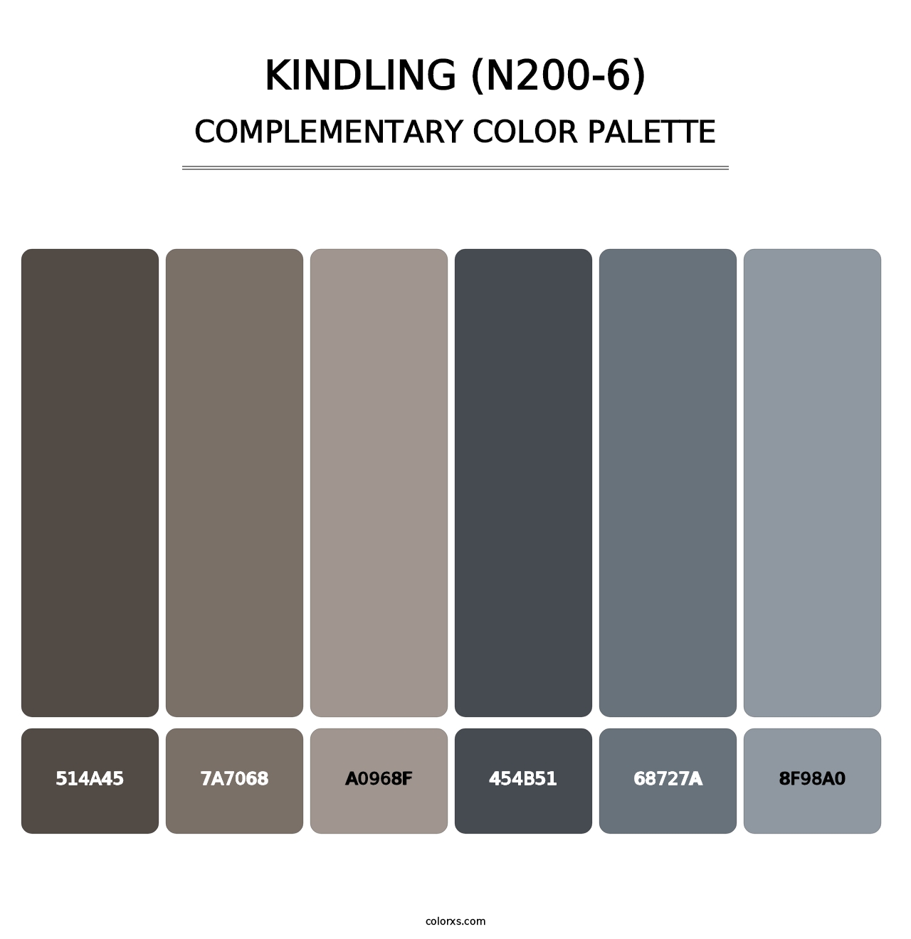 Kindling (N200-6) - Complementary Color Palette