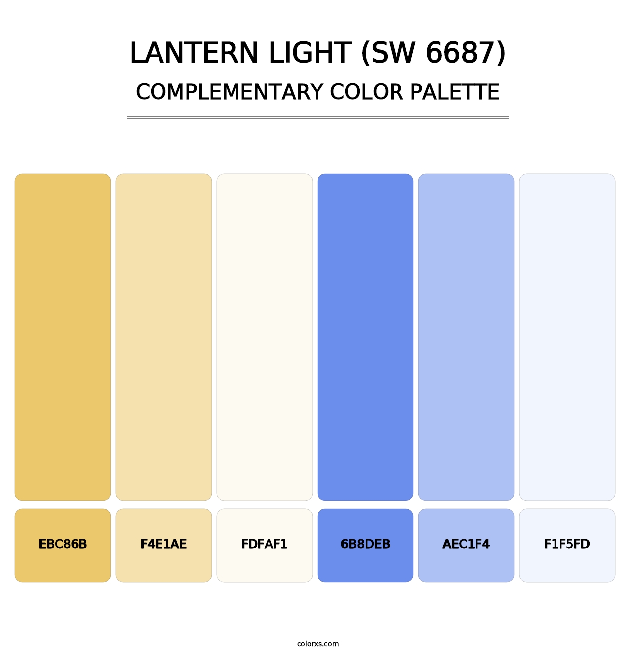 Lantern Light (SW 6687) - Complementary Color Palette