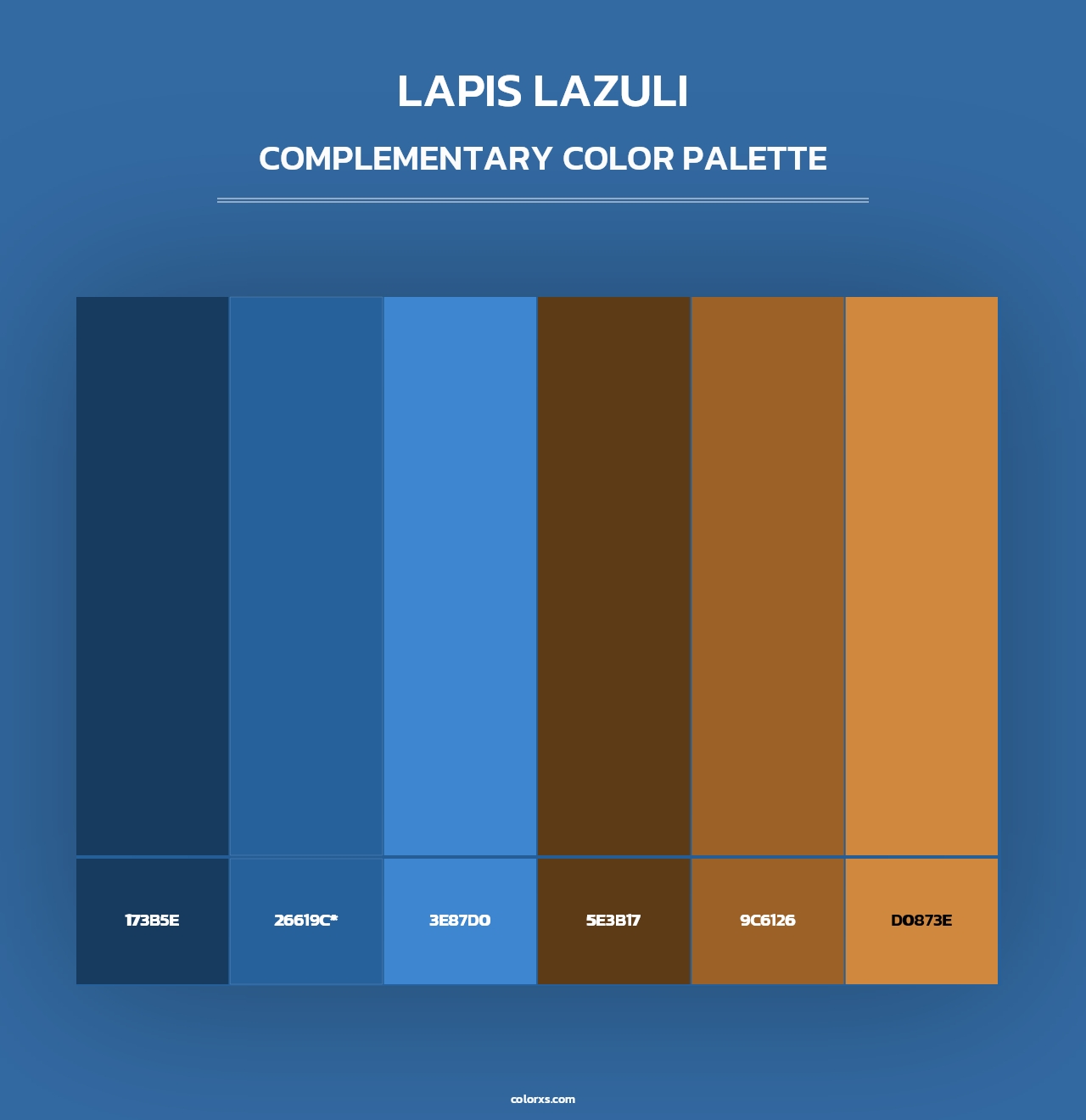 Lapis Lazuli - Complementary Color Palette