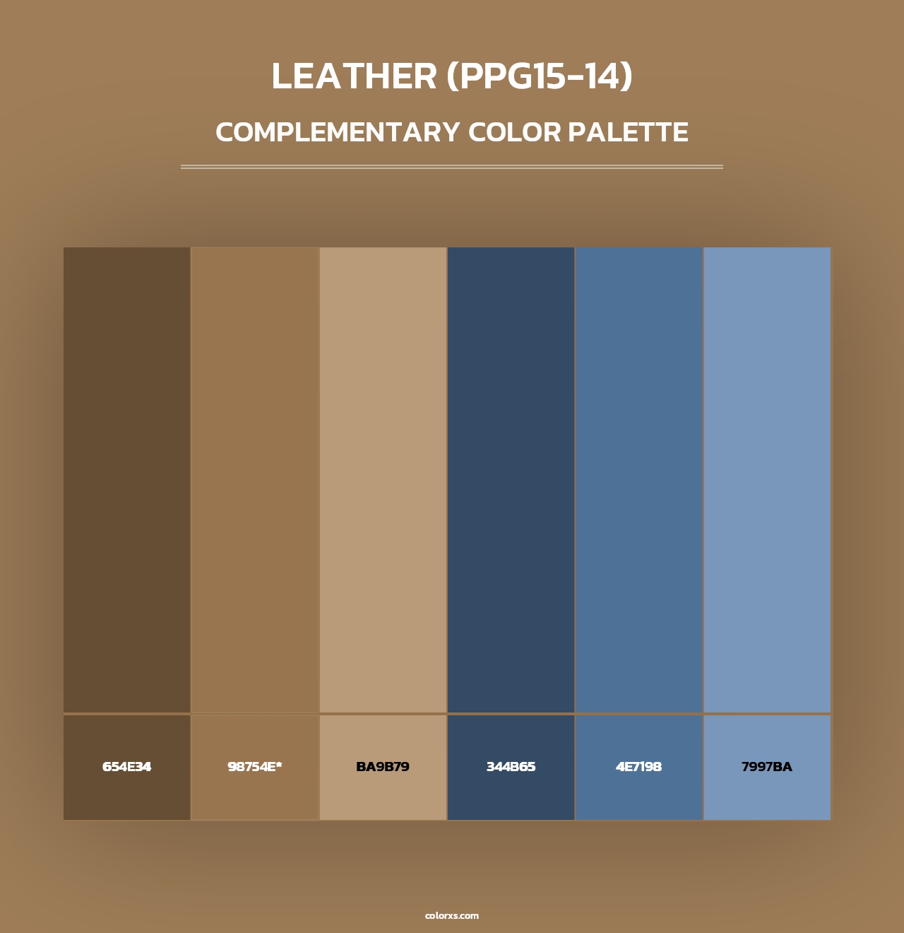 Leather (PPG15-14) - Complementary Color Palette