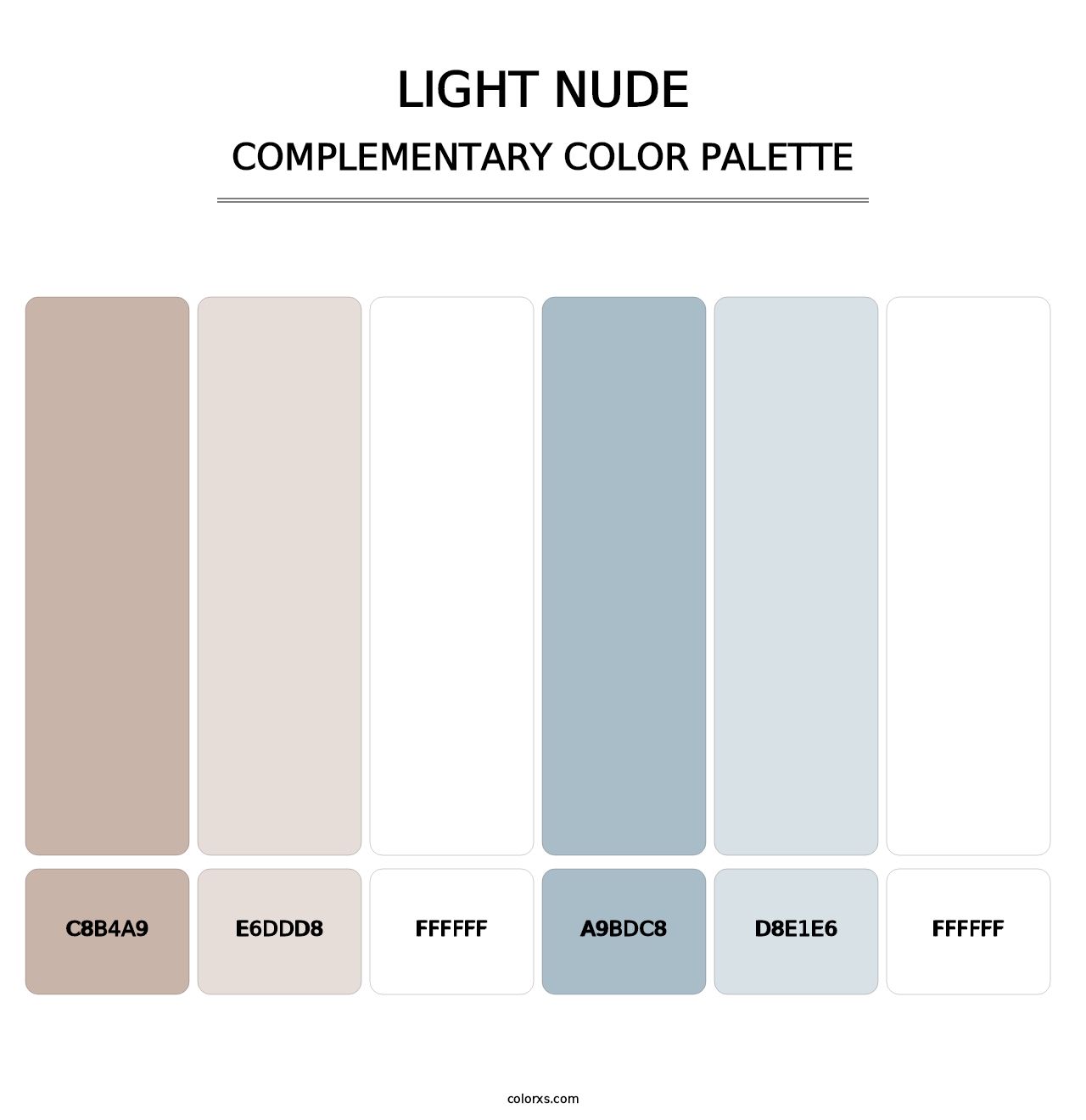 Light Nude - Complementary Color Palette