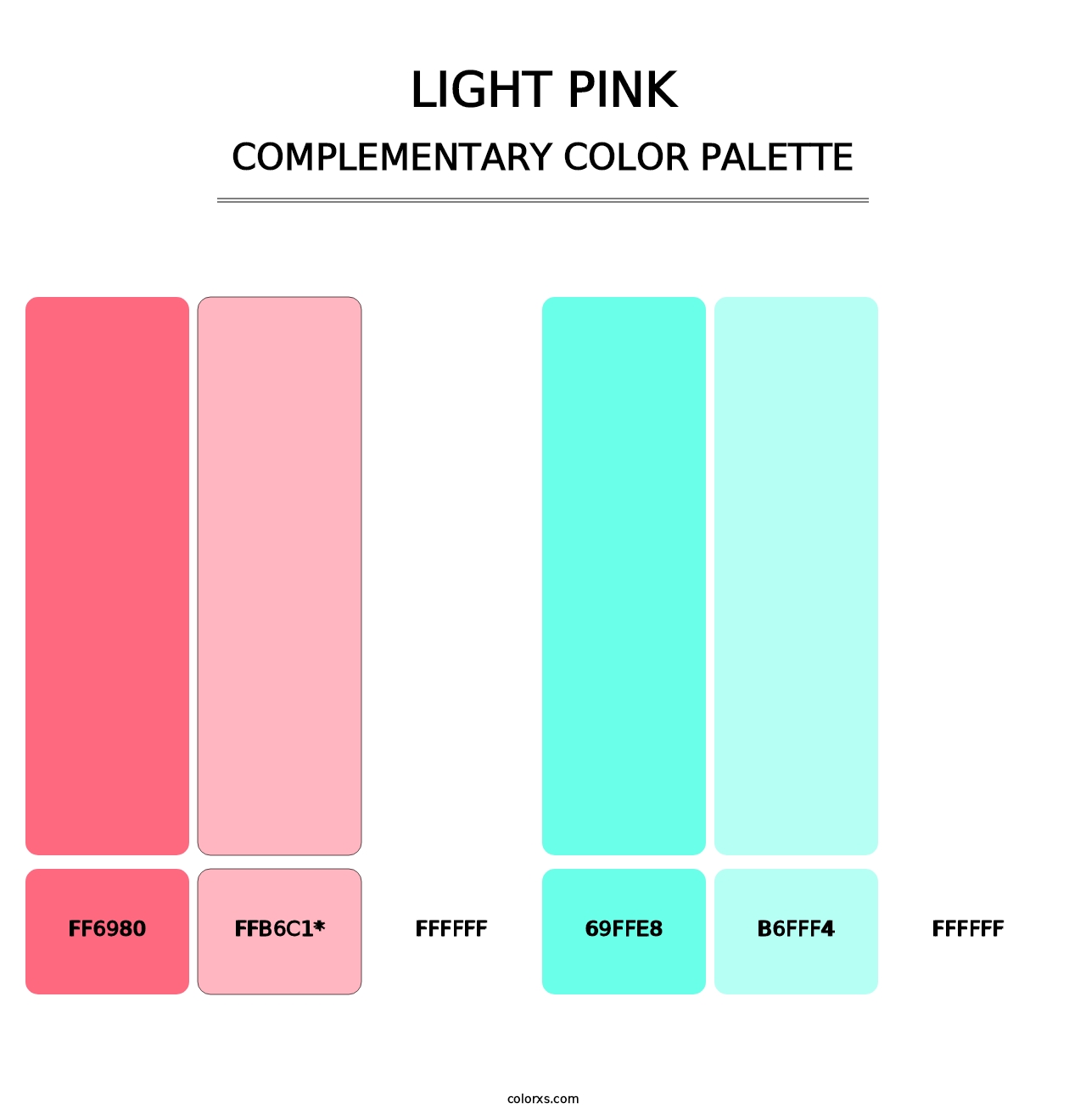 Light Pink - Complementary Color Palette