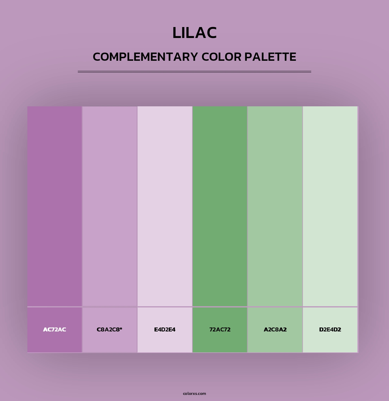 Lilac - Complementary Color Palette