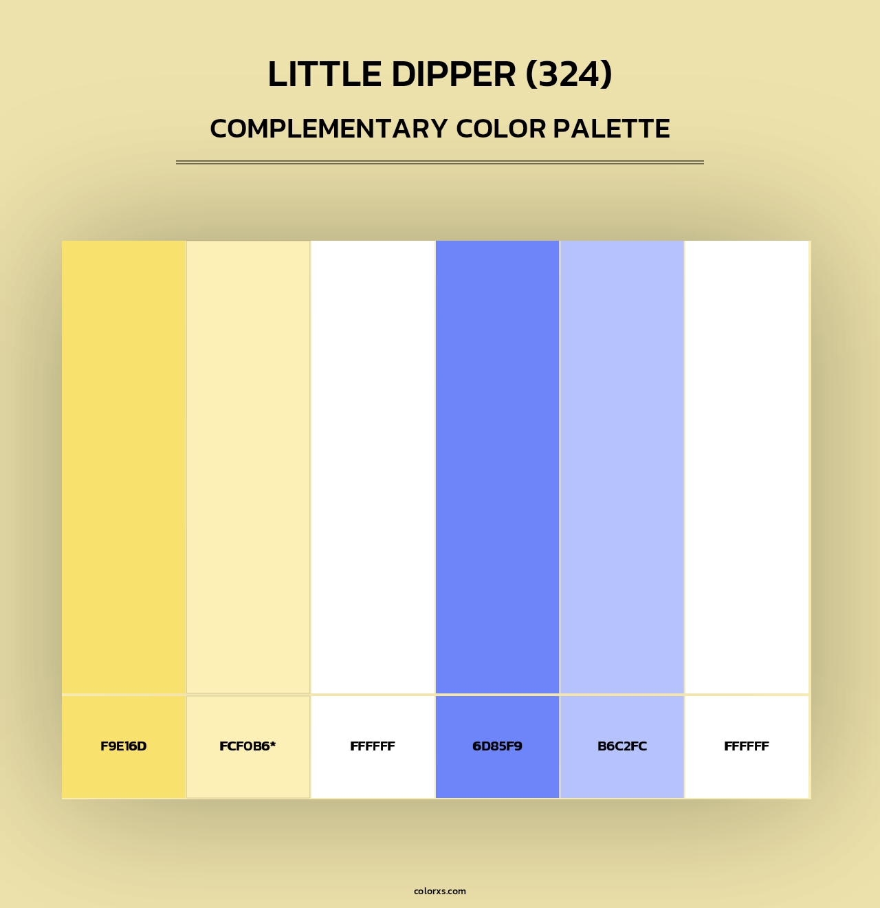 Little Dipper (324) - Complementary Color Palette