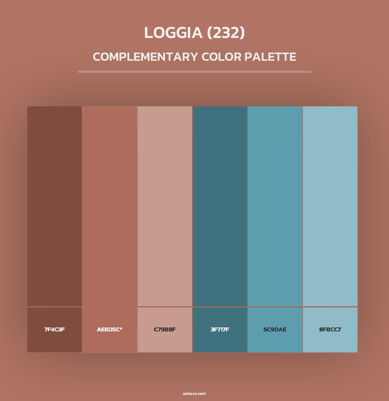 Loggia (232) - Complementary Color Palette