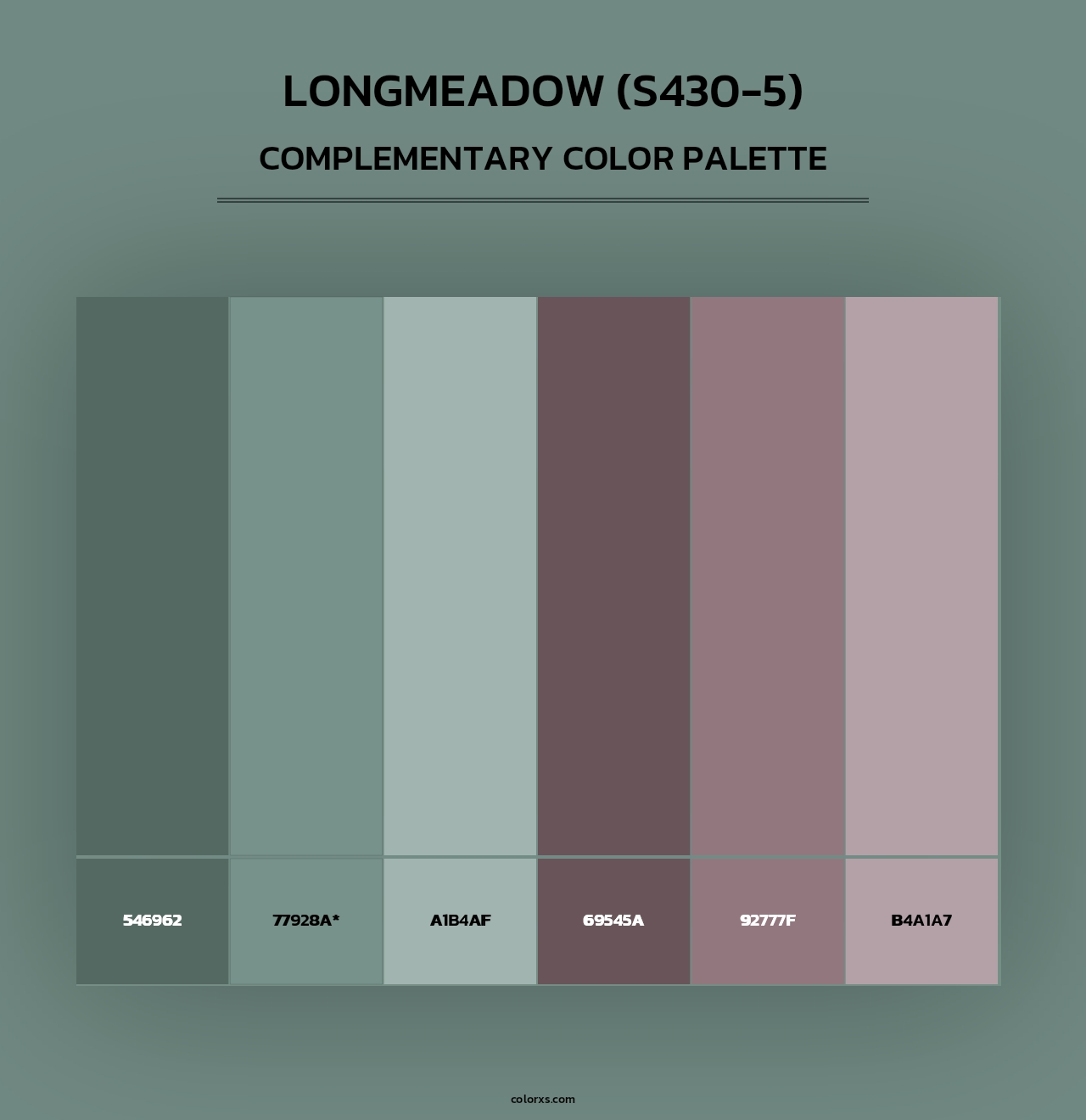 Longmeadow (S430-5) - Complementary Color Palette