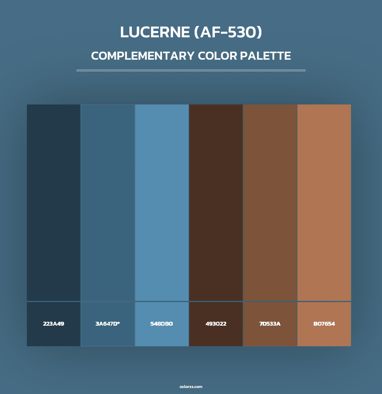 Lucerne (AF-530) - Complementary Color Palette