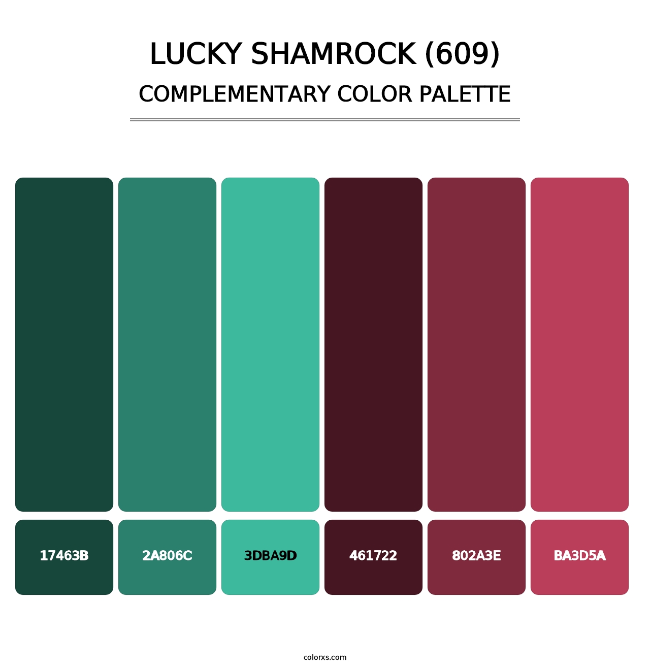 Lucky Shamrock (609) - Complementary Color Palette