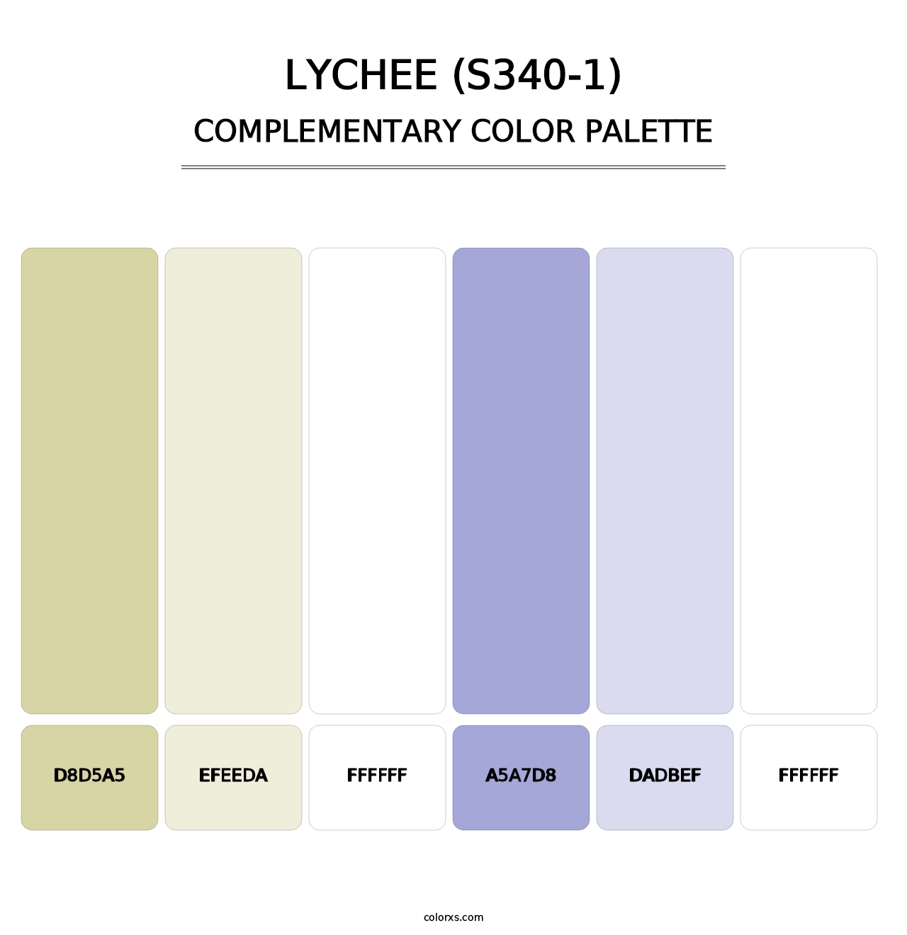 Lychee (S340-1) - Complementary Color Palette