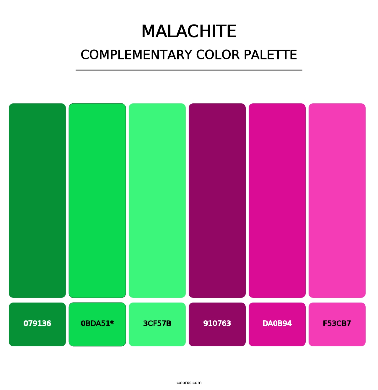 Malachite - Complementary Color Palette