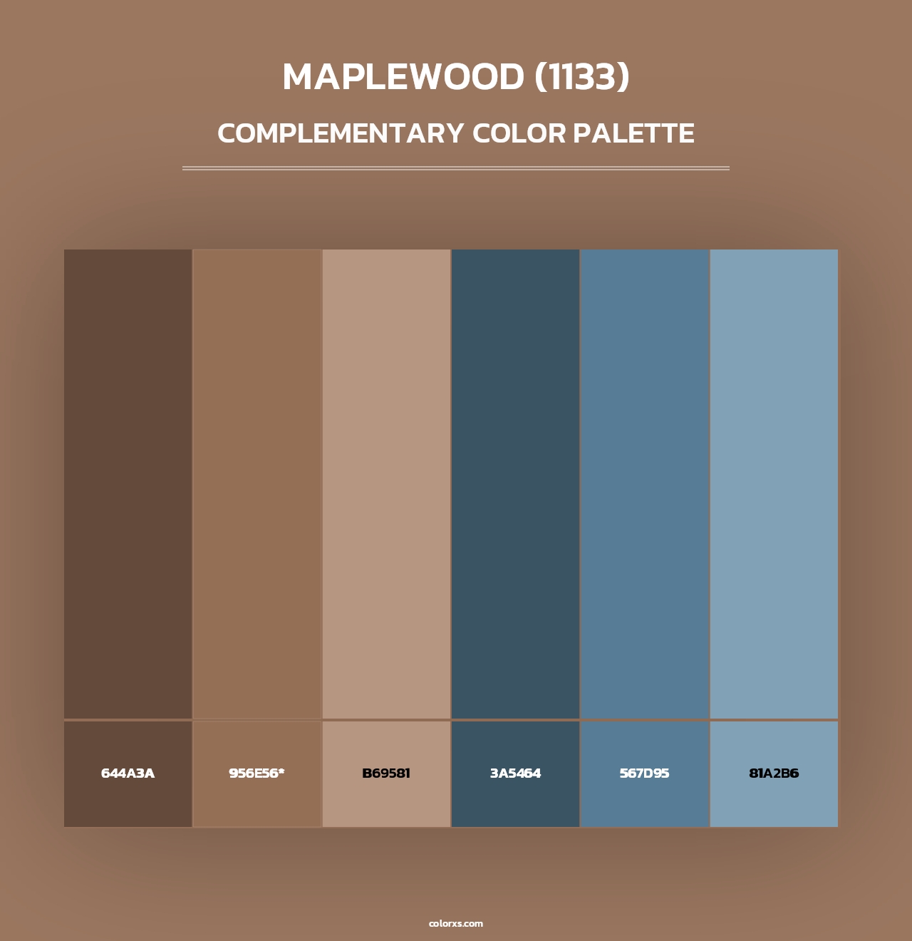 Maplewood (1133) - Complementary Color Palette