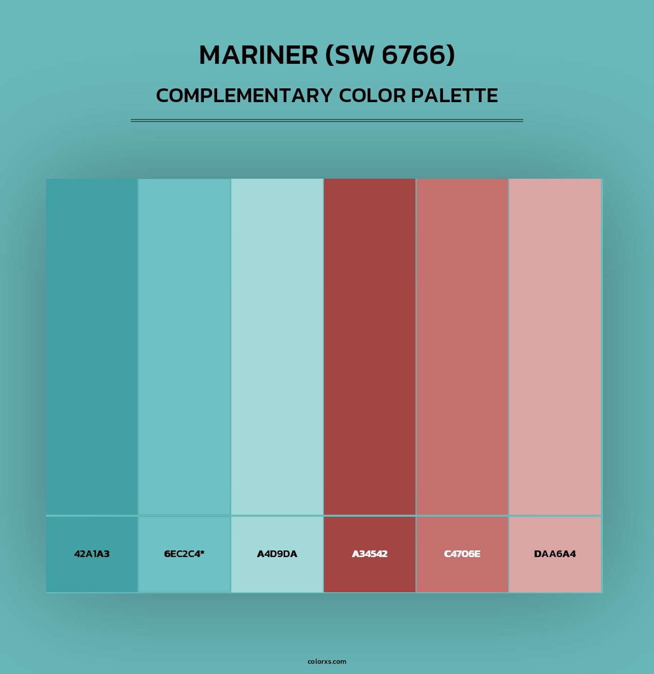 Mariner (SW 6766) - Complementary Color Palette