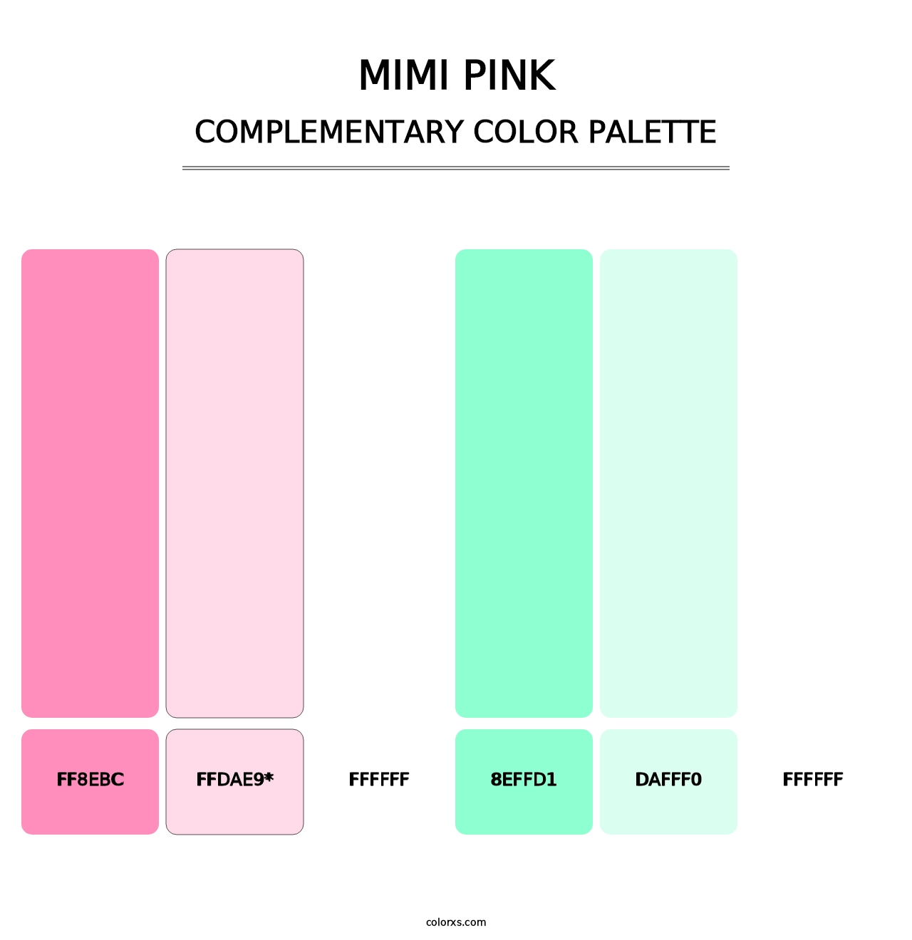 Mimi Pink - Complementary Color Palette