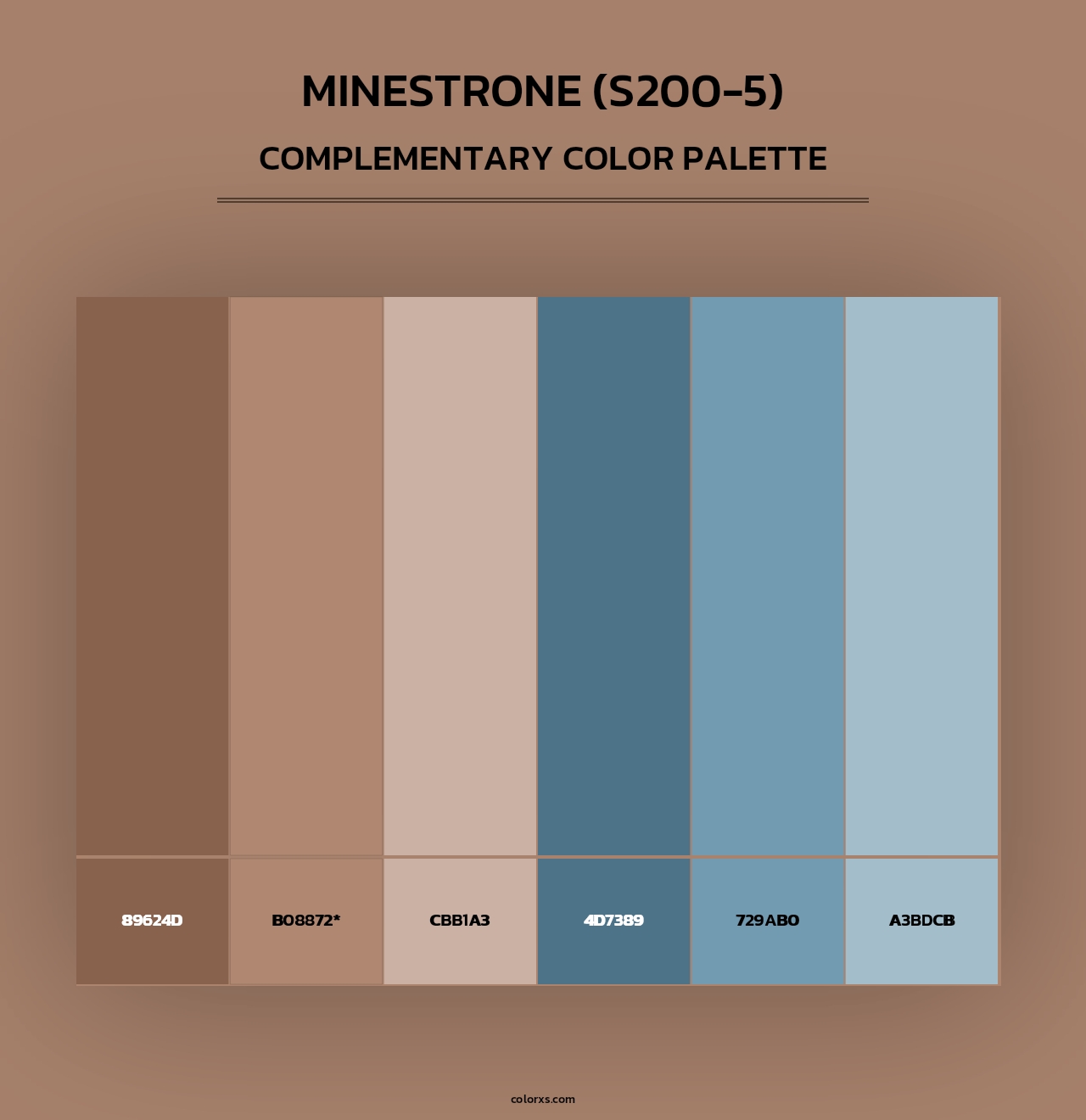 Minestrone (S200-5) - Complementary Color Palette