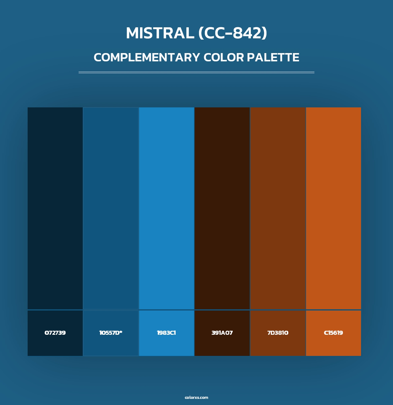 Mistral (CC-842) - Complementary Color Palette