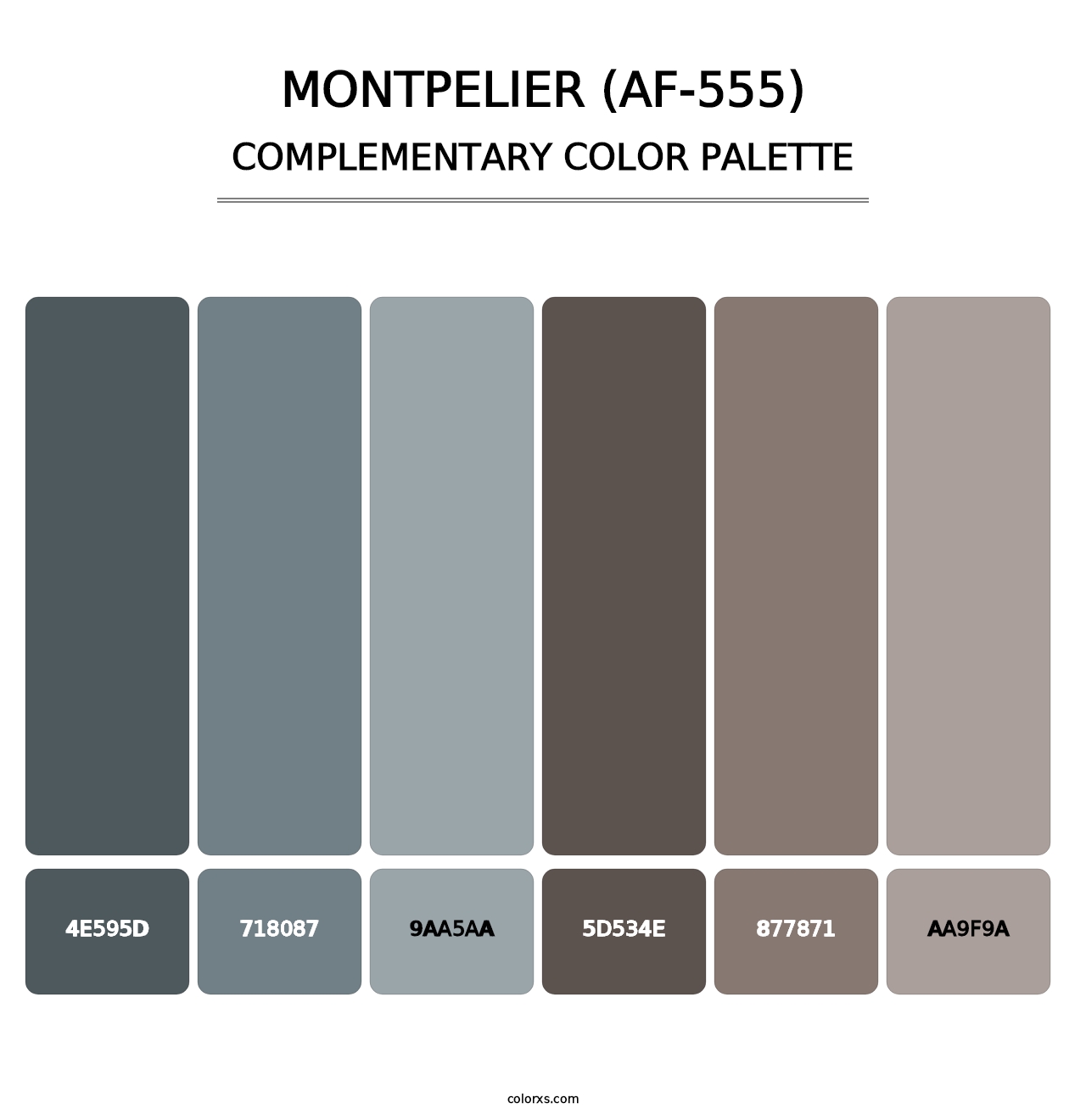 Montpelier (AF-555) - Complementary Color Palette