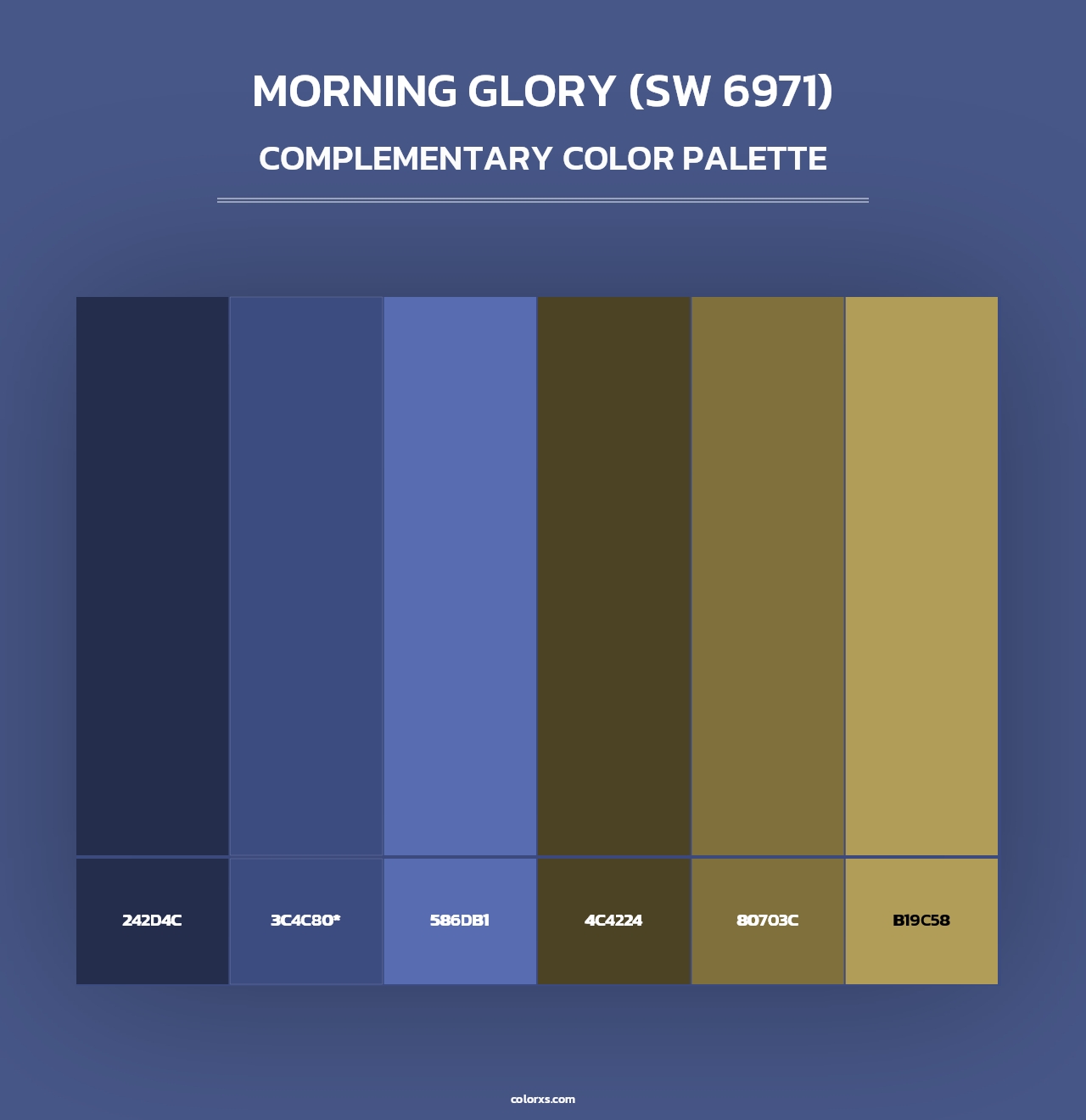 Morning Glory (SW 6971) - Complementary Color Palette