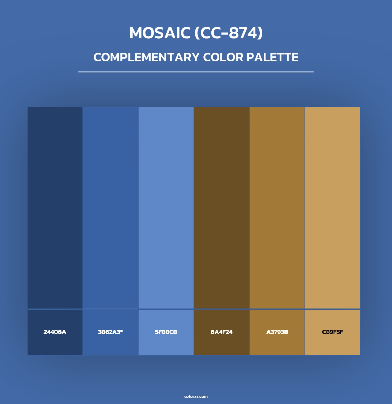 Mosaic (CC-874) - Complementary Color Palette