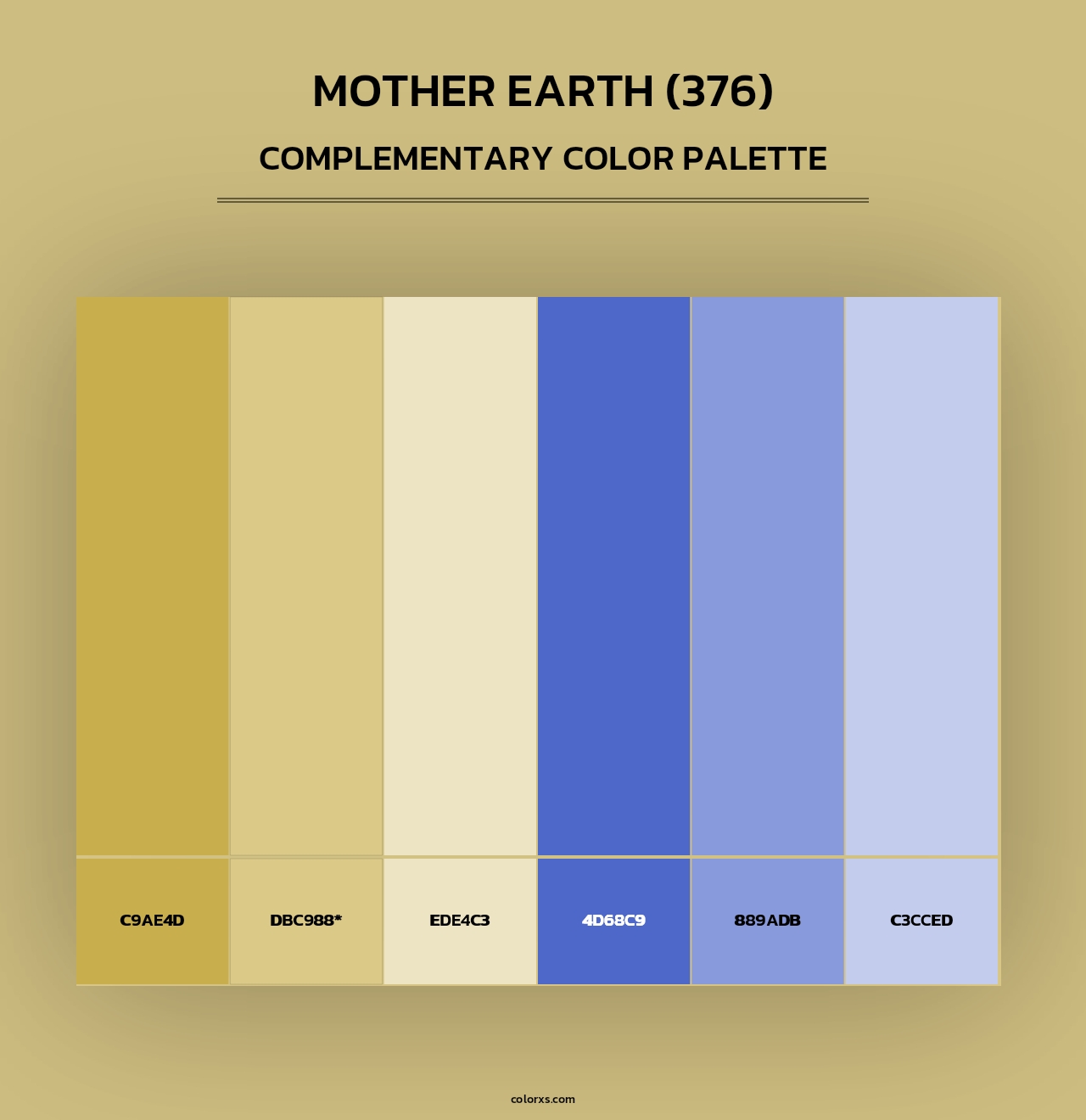 Mother Earth (376) - Complementary Color Palette