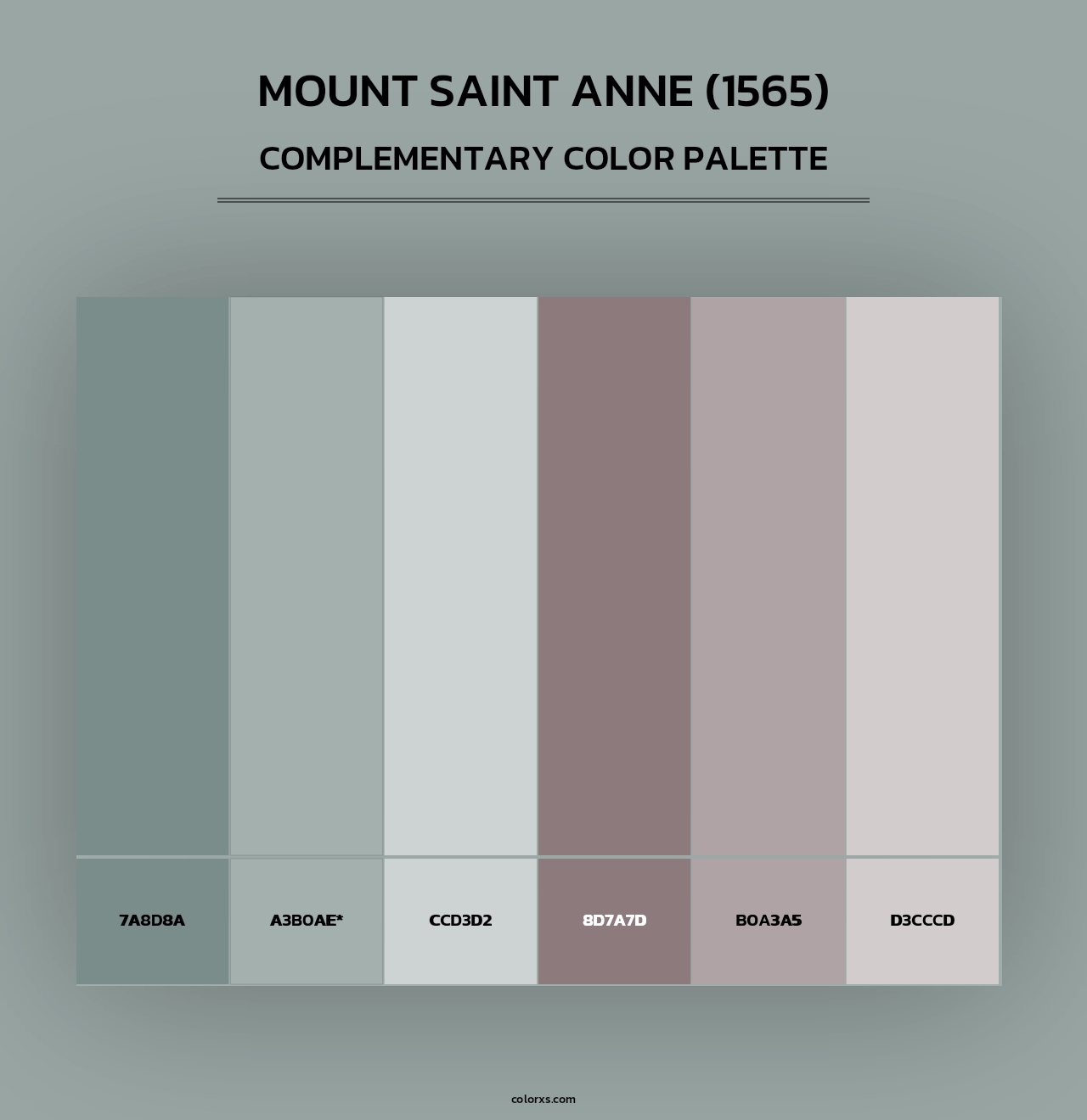 Mount Saint Anne (1565) - Complementary Color Palette